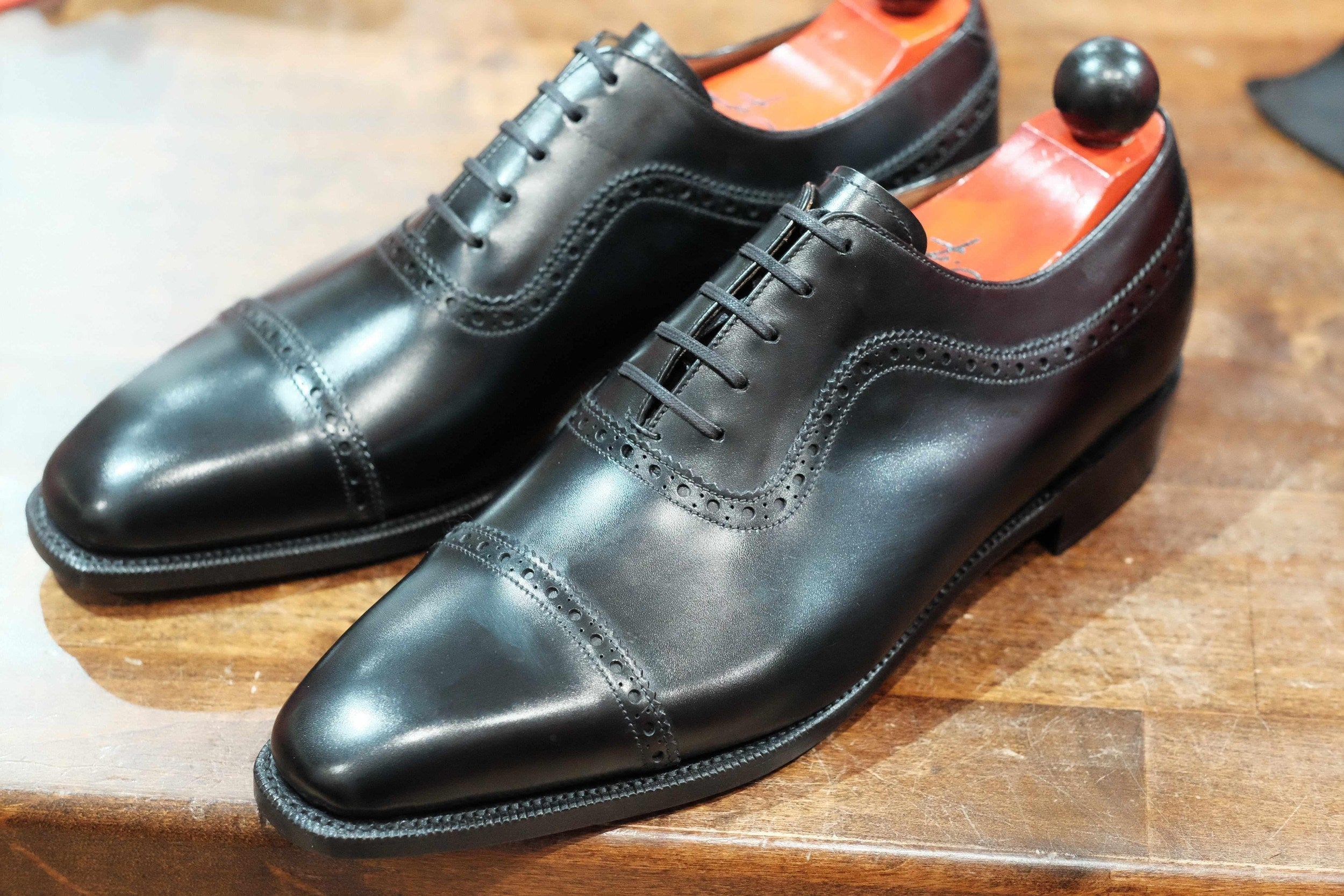 Palacio - Black Calf-Captoe Cap Toe Oxfords-J.FitzPatrick Footwear
