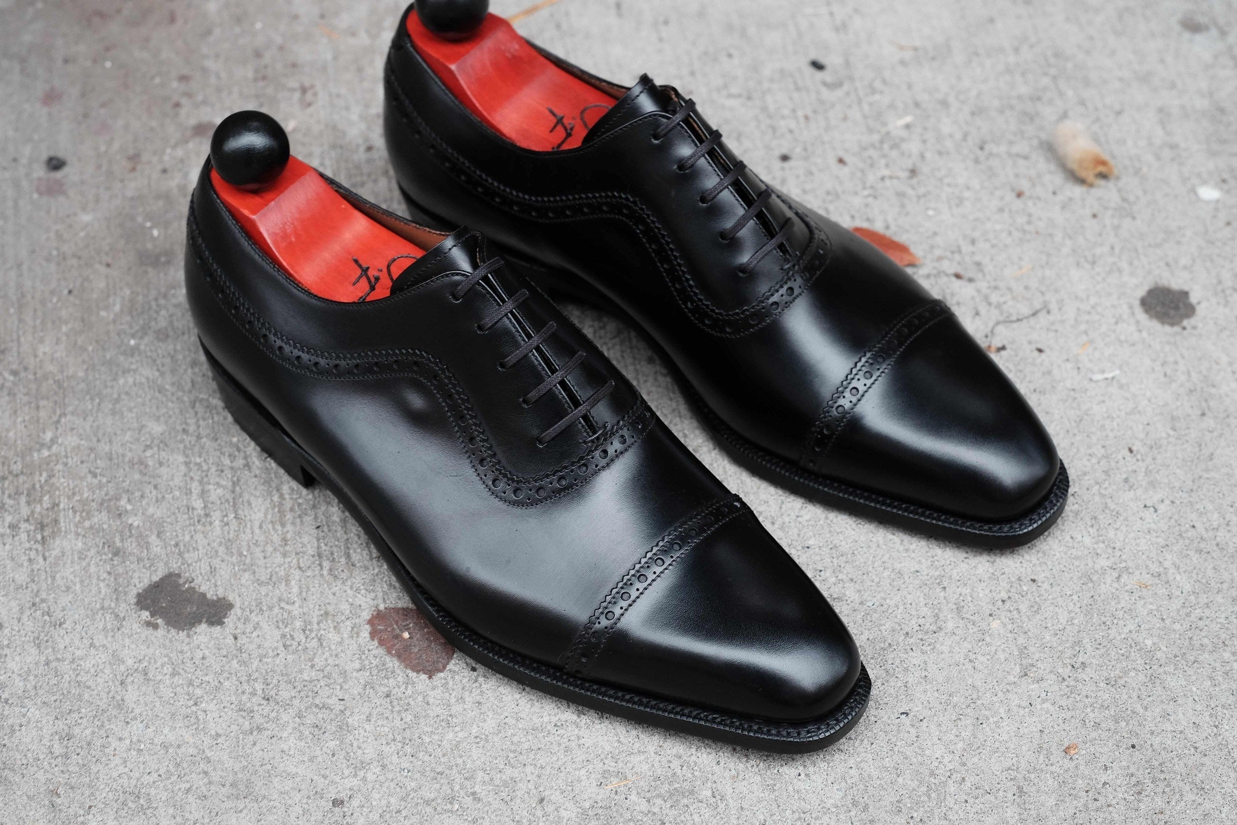 Palacio - Black Calf-Captoe Cap Toe Oxfords-J.FitzPatrick Footwear