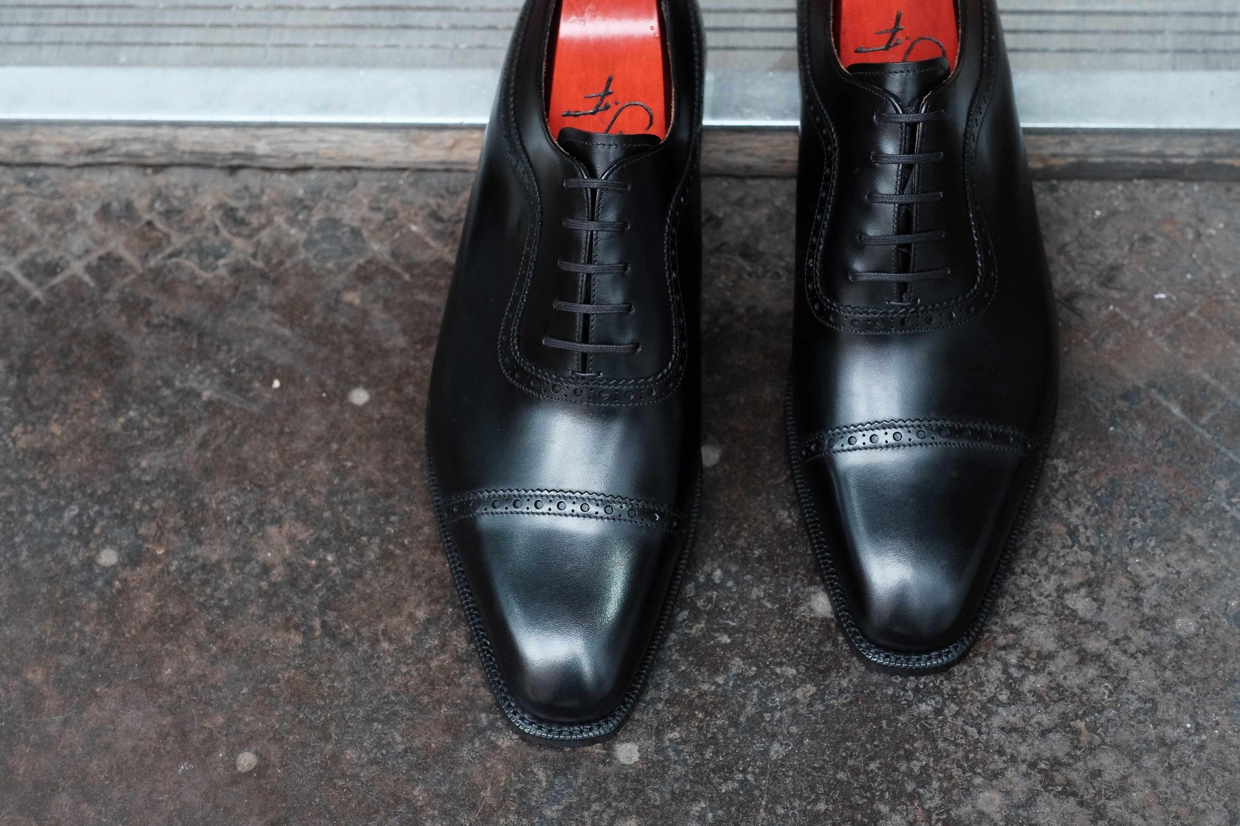 Palacio - Black Calf-Captoe Cap Toe Oxfords-J.FitzPatrick Footwear