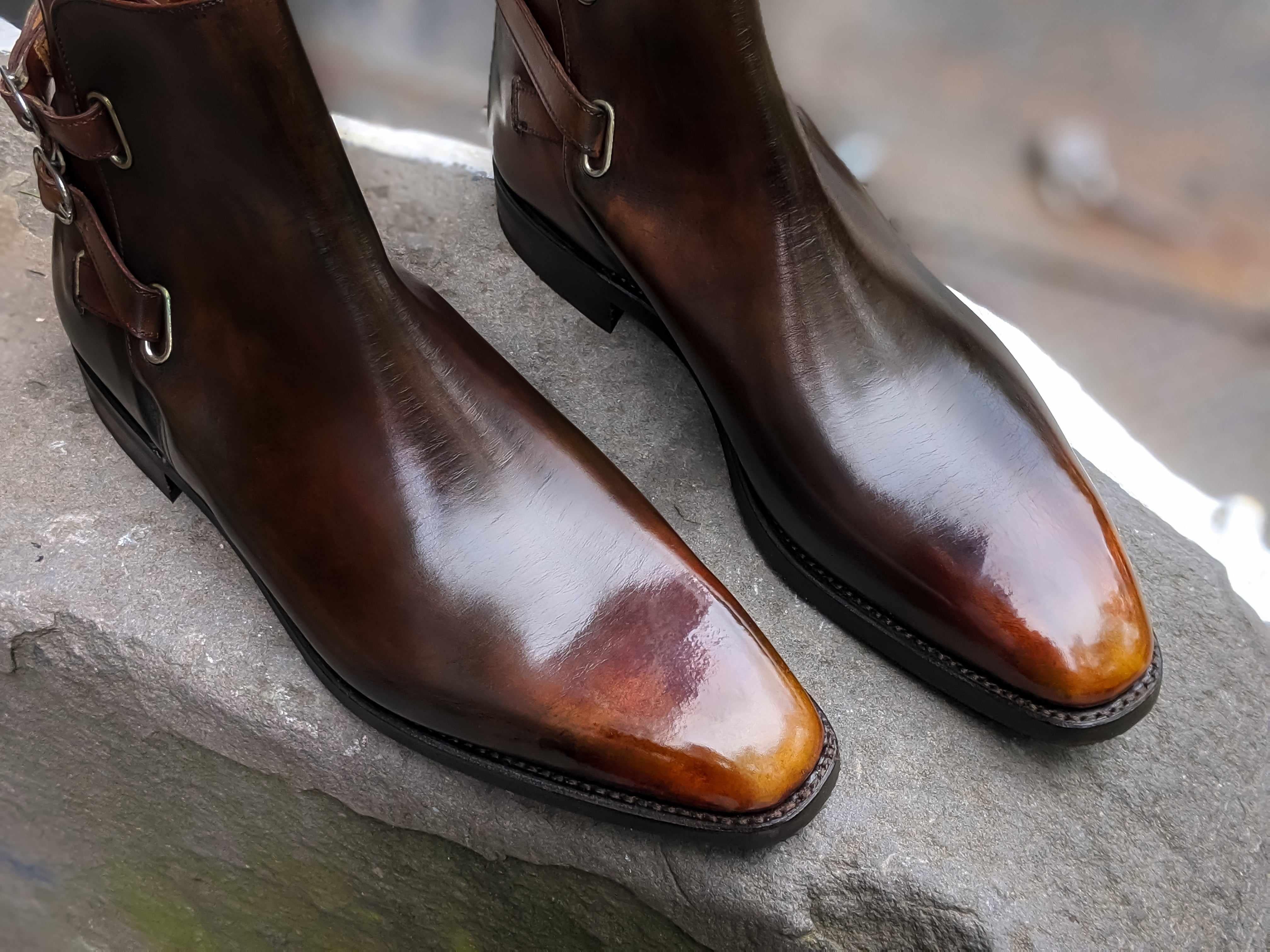 Patina Forest Floor - MTO - Genesee-Made To Order Jodhpur Boots-J.FitzPatrick Footwear
