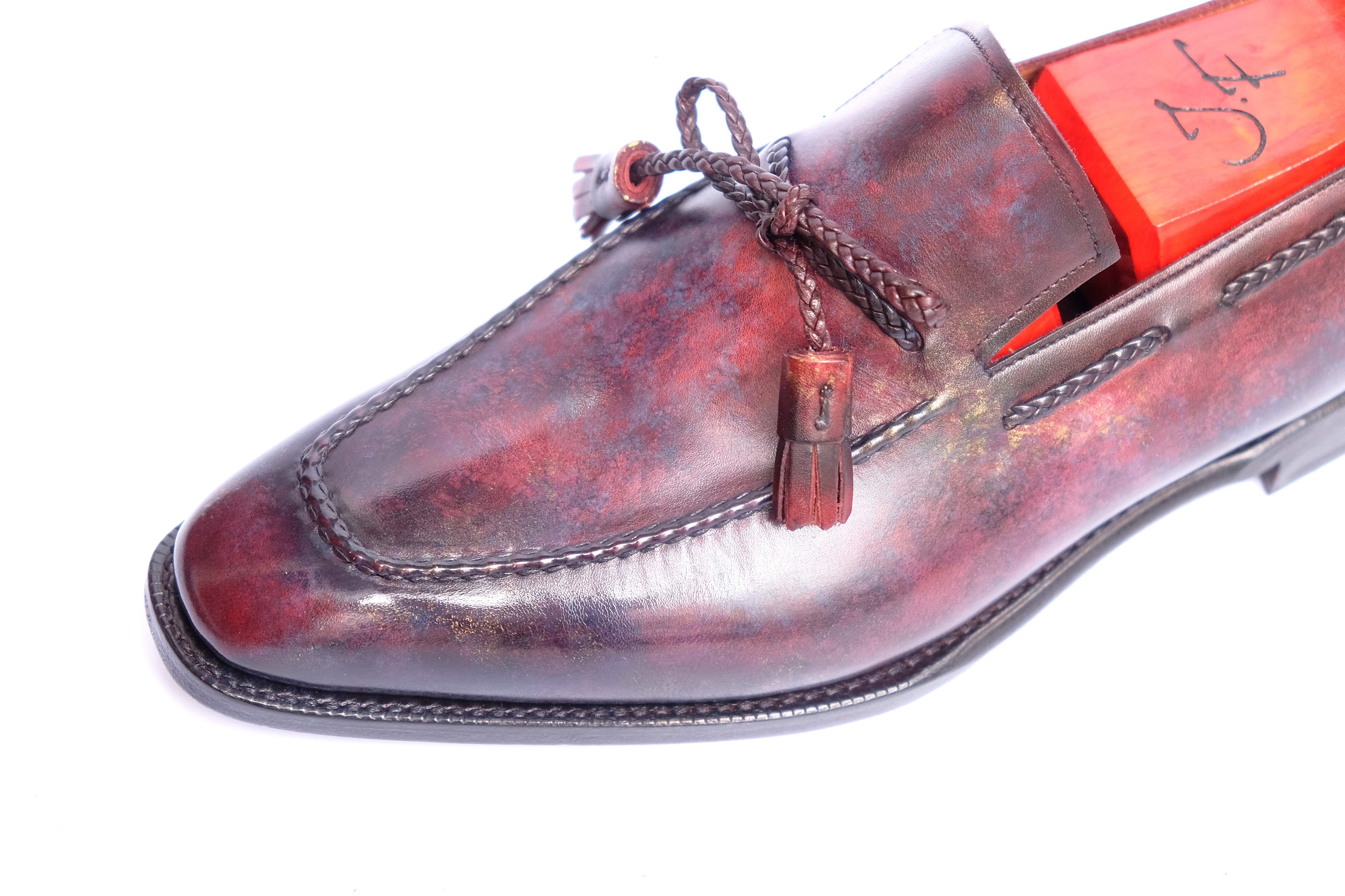 Patina Messier - MTO - Issaquah-Made To Order Tassel Loafer Custom Patina-J.FitzPatrick Footwear