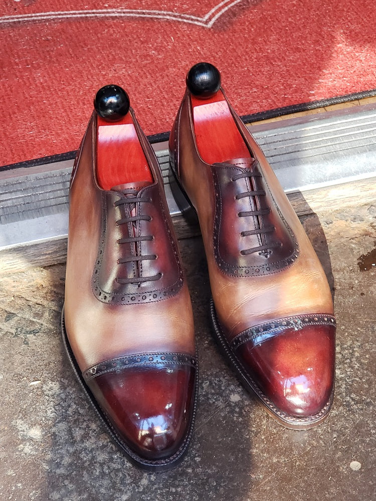 Patina Pinocchio - MTO - Sunnyside-Made To Order Oxfords Custom Patina-J.FitzPatrick Footwear