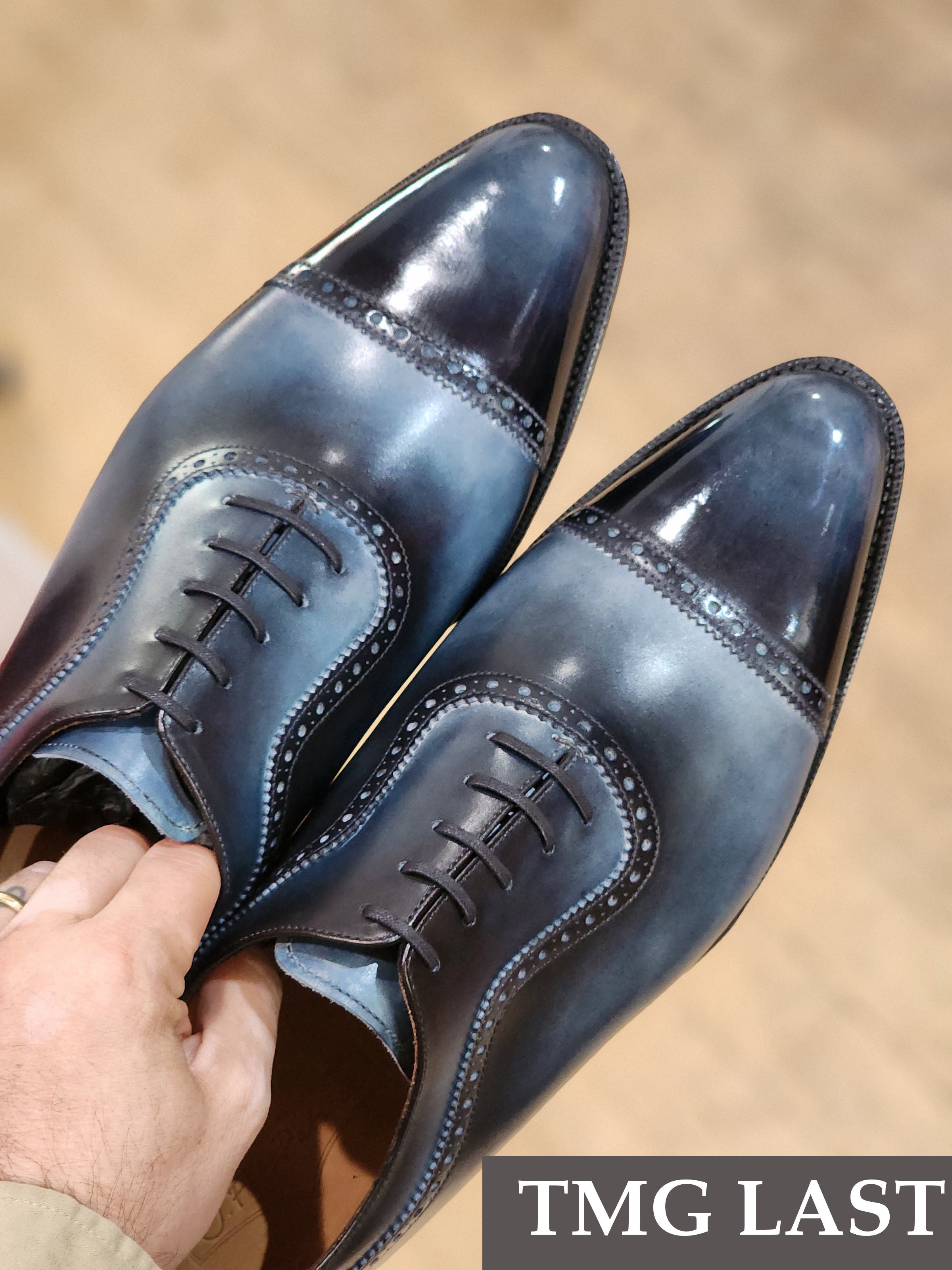 Patina Reverse Moonstone - MTO - Palacio-Made To Order Oxfords Custom Patina-J.FitzPatrick Footwear