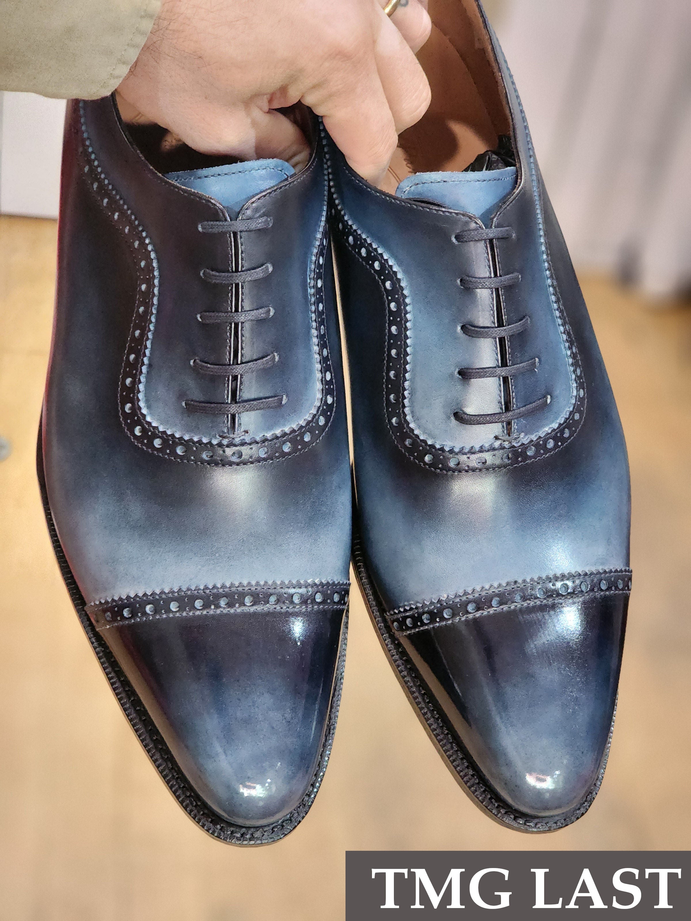 Patina Reverse Moonstone - MTO - Palacio-Made To Order Oxfords Custom Patina-J.FitzPatrick Footwear