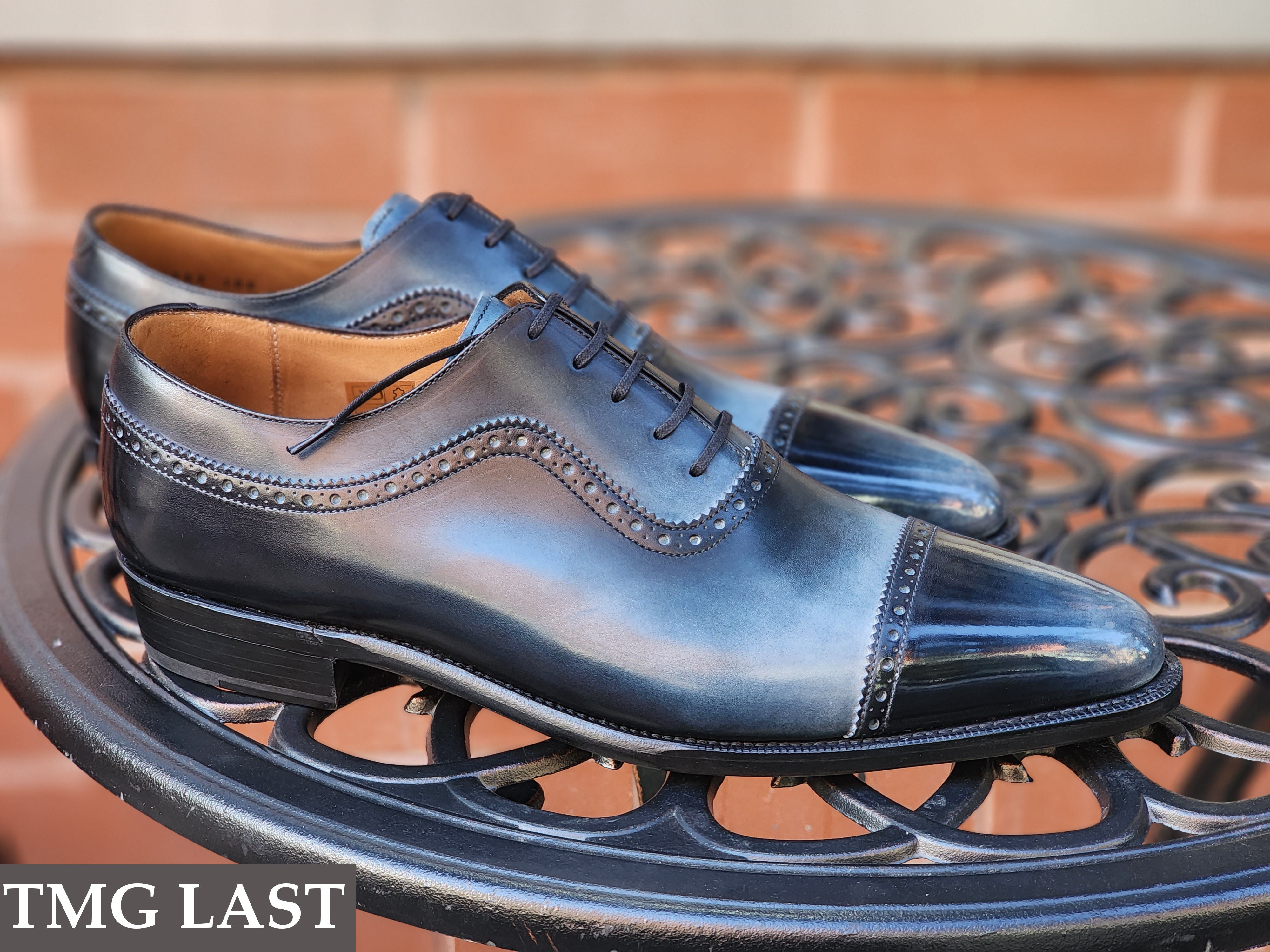 Patina Reverse Moonstone - MTO - Palacio-Made To Order Oxfords Custom Patina-J.FitzPatrick Footwear