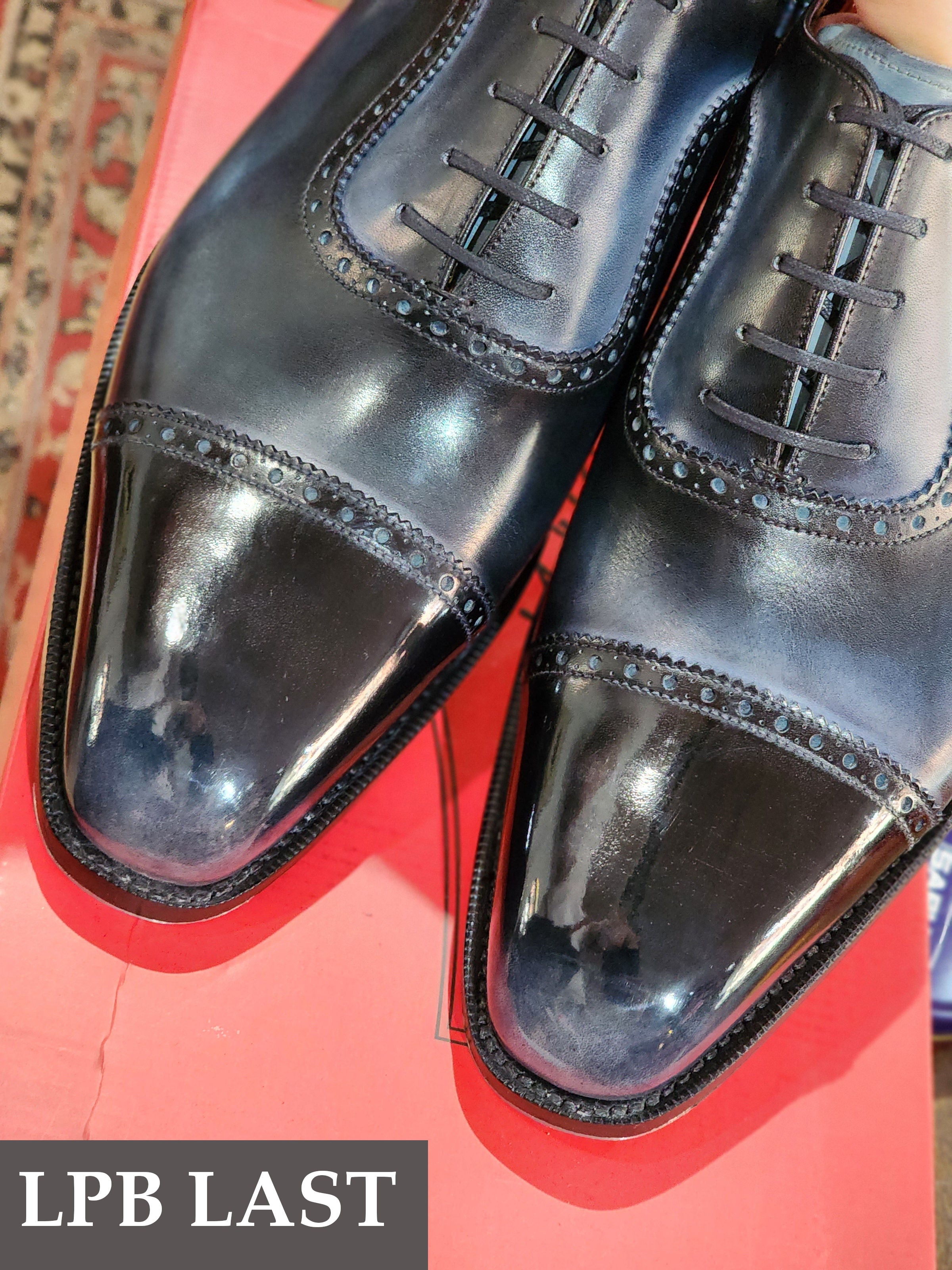 Patina Reverse Moonstone - MTO - Palacio-Made To Order Oxfords Custom Patina-J.FitzPatrick Footwear