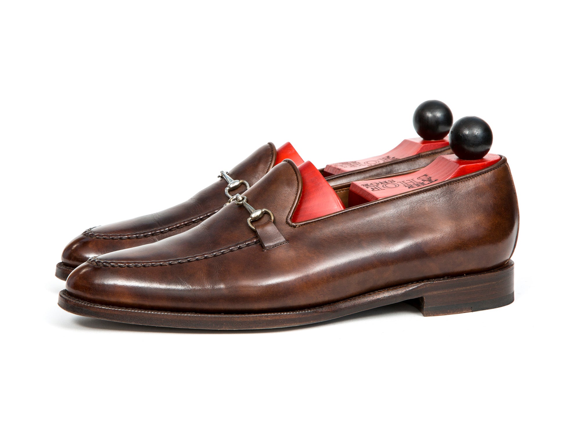 Pike - MTO - Copper Museum Calf - TMG Last - Antique Single Leather Sole-Made To Order Horsebit Horse Bit Loafer-J.FitzPatrick Footwear