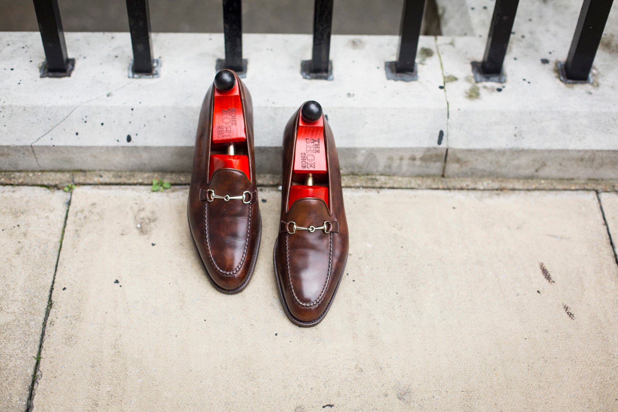 Pike - MTO - Copper Museum Calf - TMG Last - Antique Single Leather Sole-Made To Order Horsebit Horse Bit Loafer-J.FitzPatrick Footwear