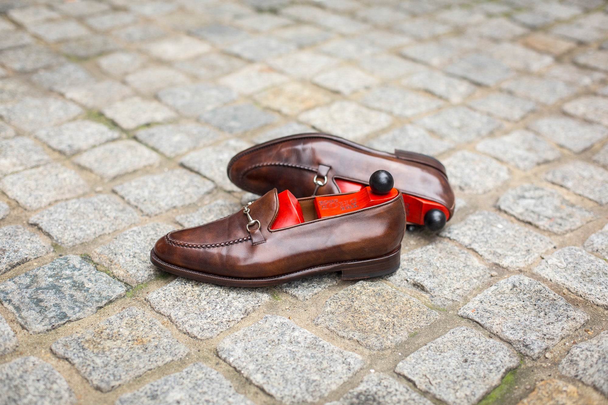 Pike - MTO - Copper Museum Calf - TMG Last - Antique Single Leather Sole-Made To Order Horsebit Horse Bit Loafer-J.FitzPatrick Footwear