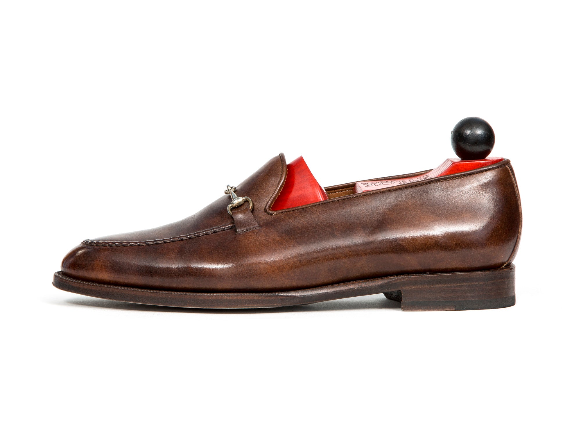 Pike - MTO - Copper Museum Calf - TMG Last - Antique Single Leather Sole-Made To Order Horsebit Horse Bit Loafer-J.FitzPatrick Footwear