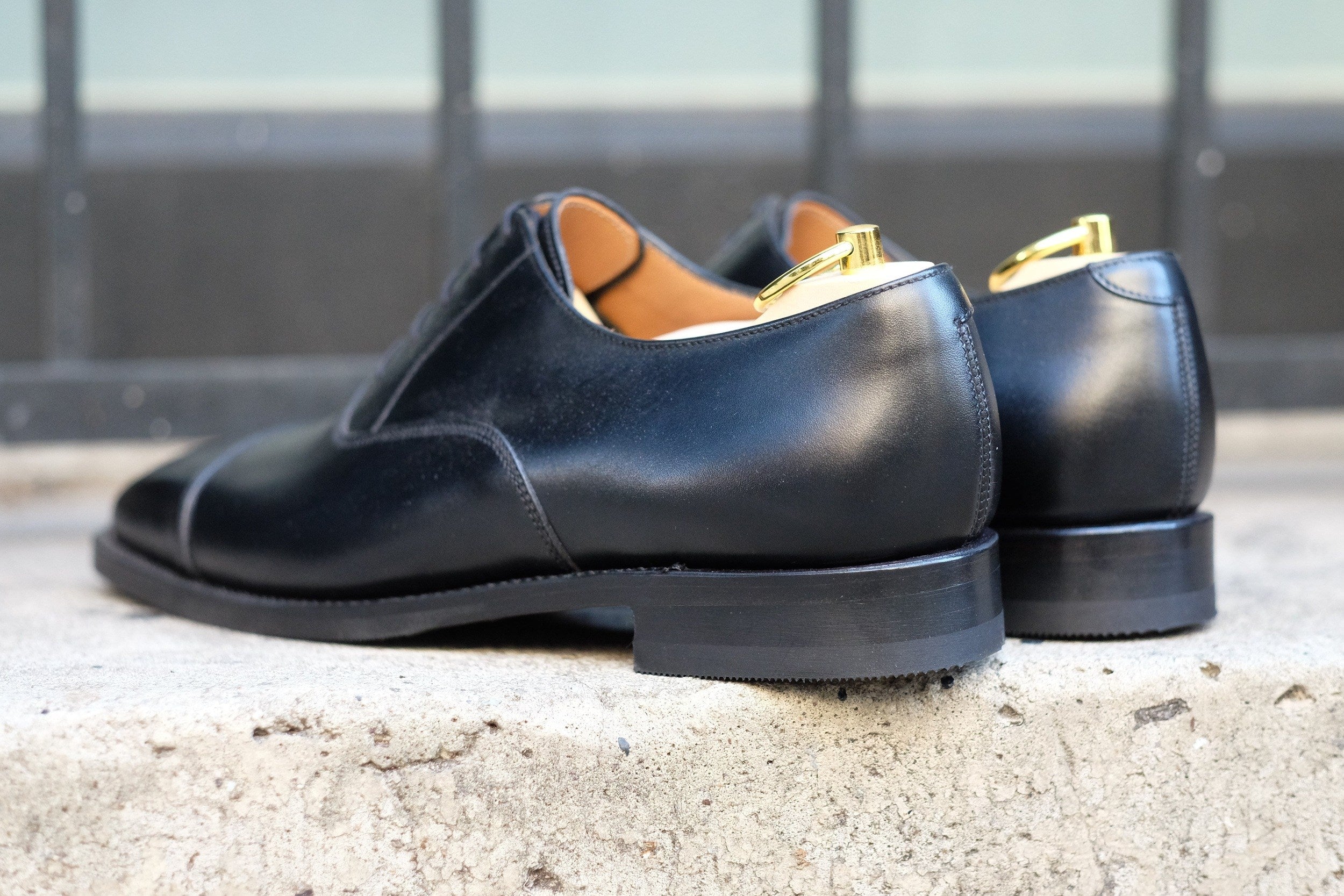 Puget - Black Calf-Captoe Cap Toe Oxfords-J.FitzPatrick Footwear