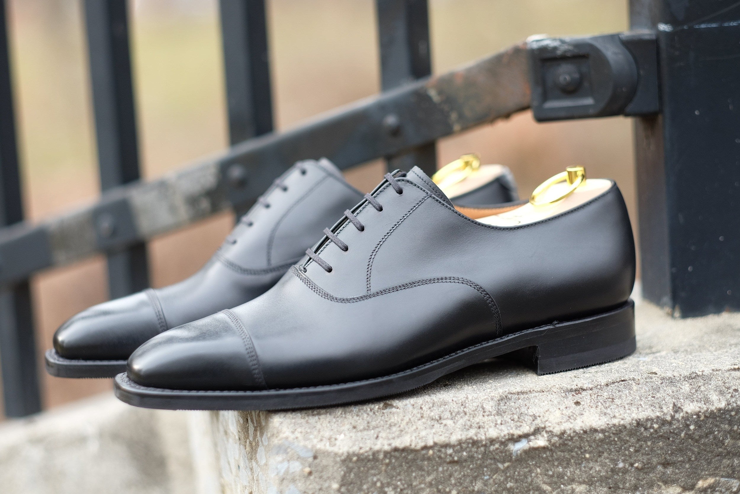 Puget - Black Calf-Captoe Cap Toe Oxfords-J.FitzPatrick Footwear