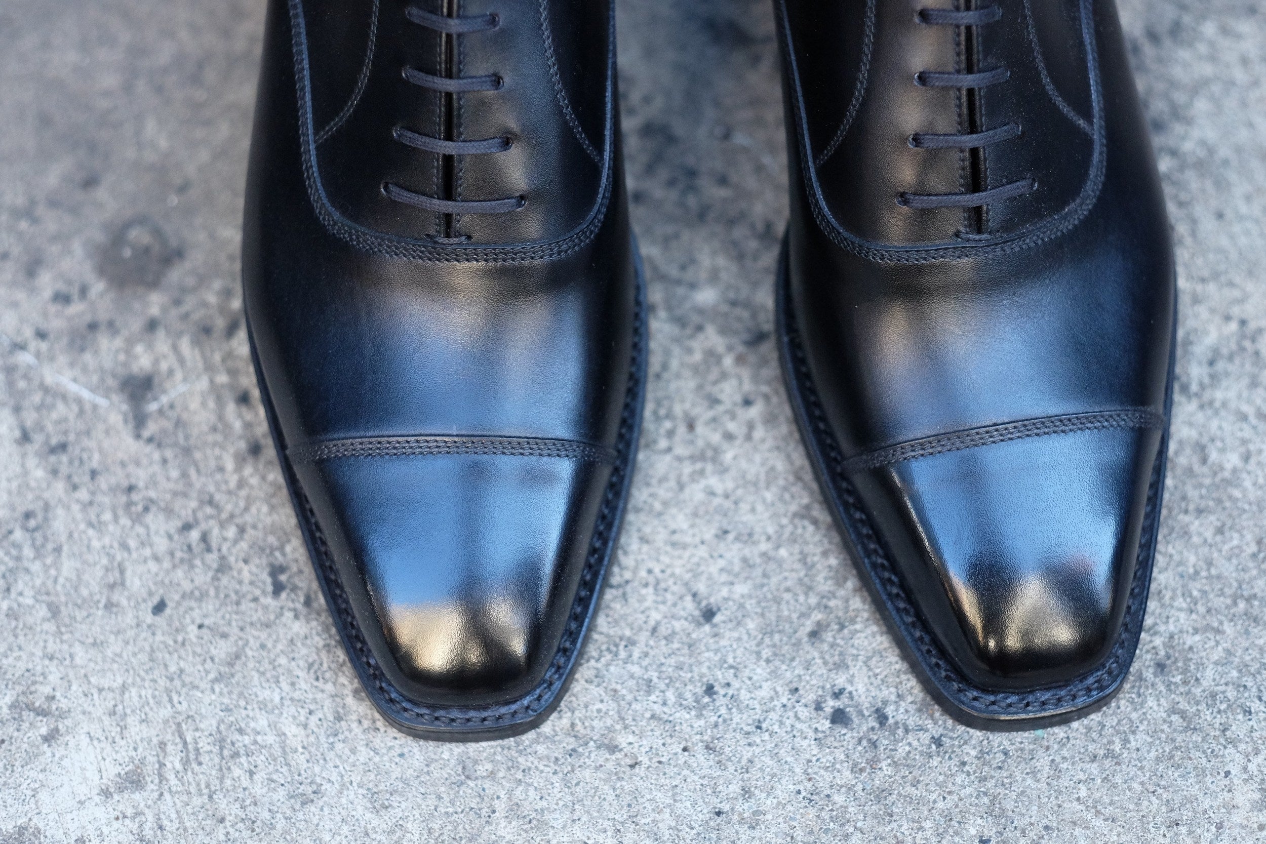 Puget - Black Calf-Captoe Cap Toe Oxfords-J.FitzPatrick Footwear