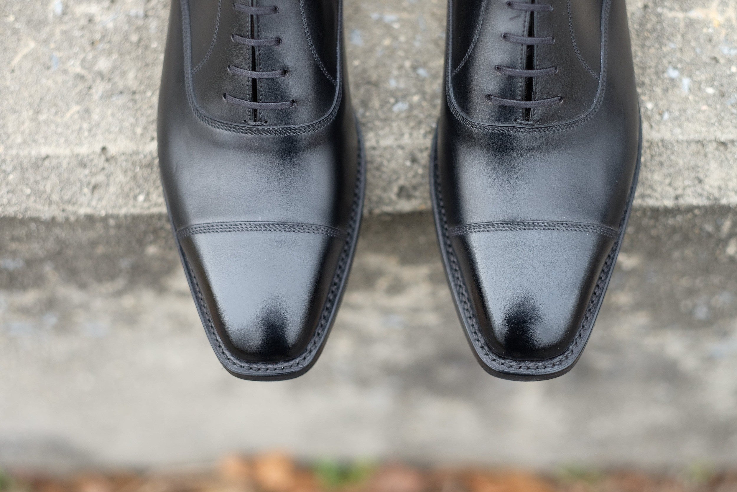 Puget - Black Calf-Captoe Cap Toe Oxfords-J.FitzPatrick Footwear
