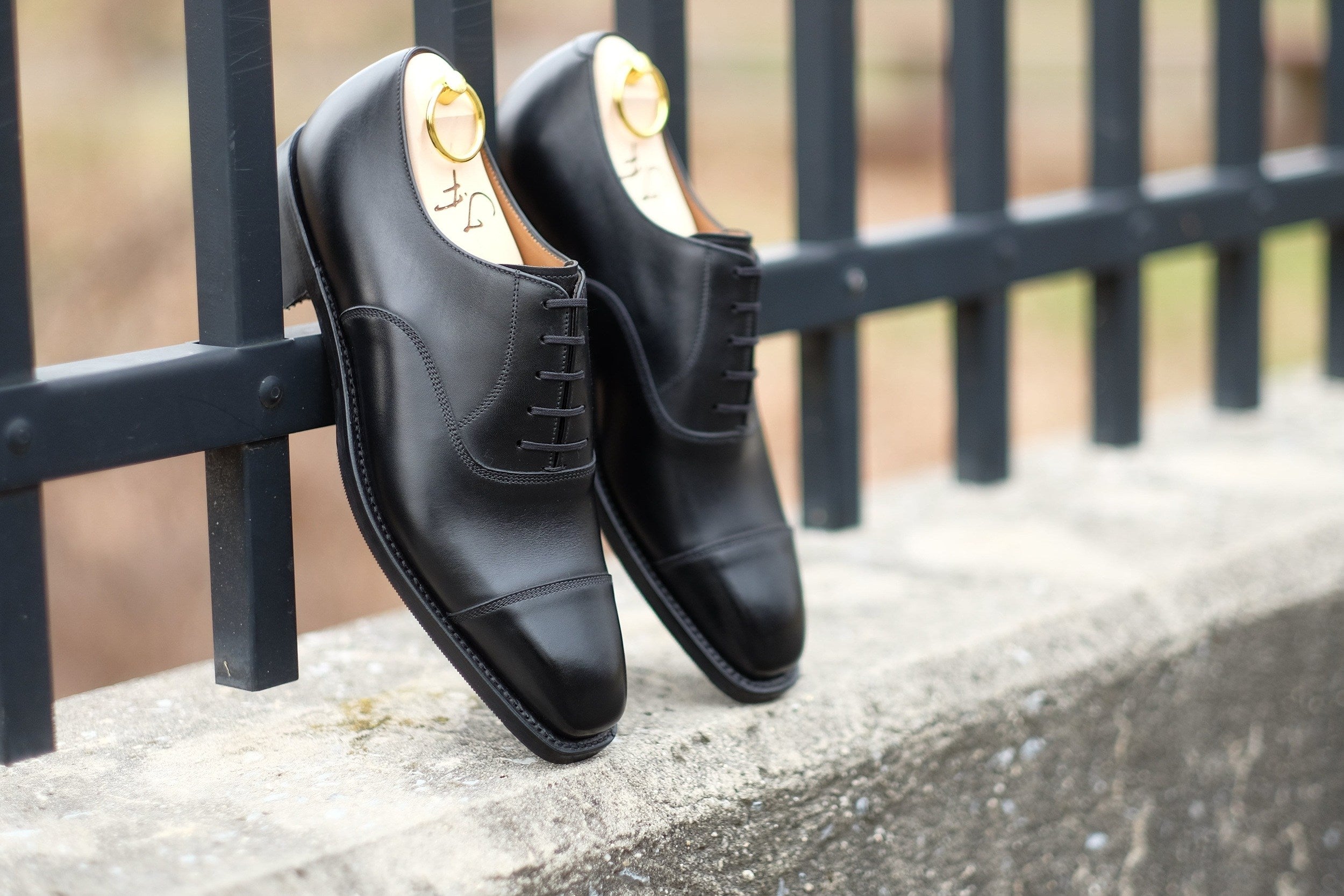 Puget - Black Calf-Captoe Cap Toe Oxfords-J.FitzPatrick Footwear