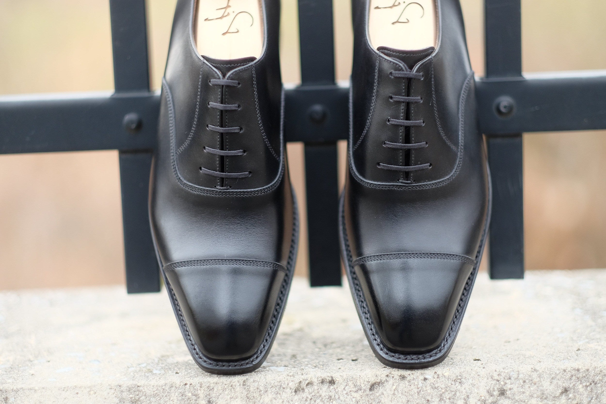 Puget - Black Calf-Captoe Cap Toe Oxfords-J.FitzPatrick Footwear