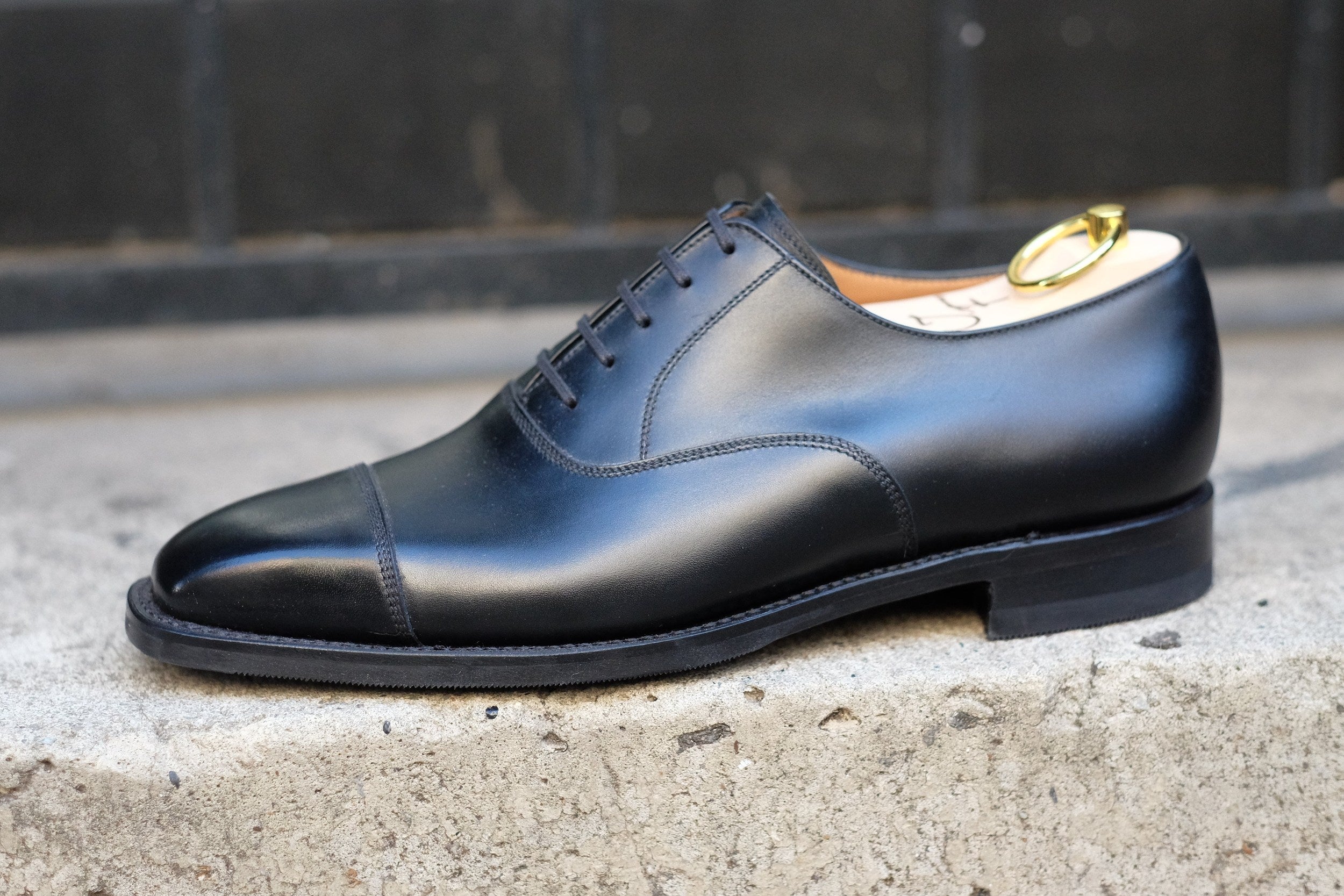 Puget - Black Calf-Captoe Cap Toe Oxfords-J.FitzPatrick Footwear