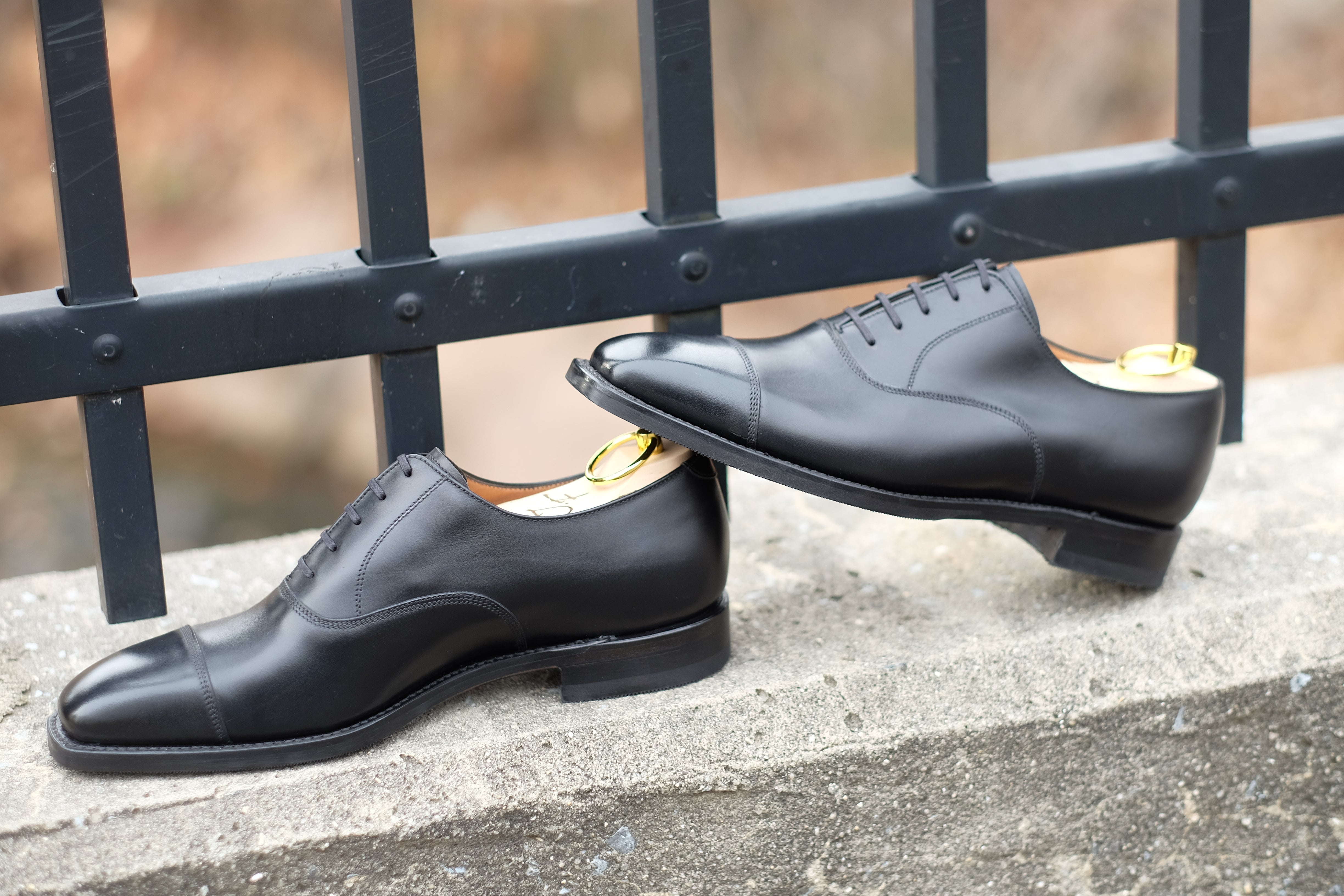 Puget - Black Calf-Captoe Cap Toe Oxfords-J.FitzPatrick Footwear