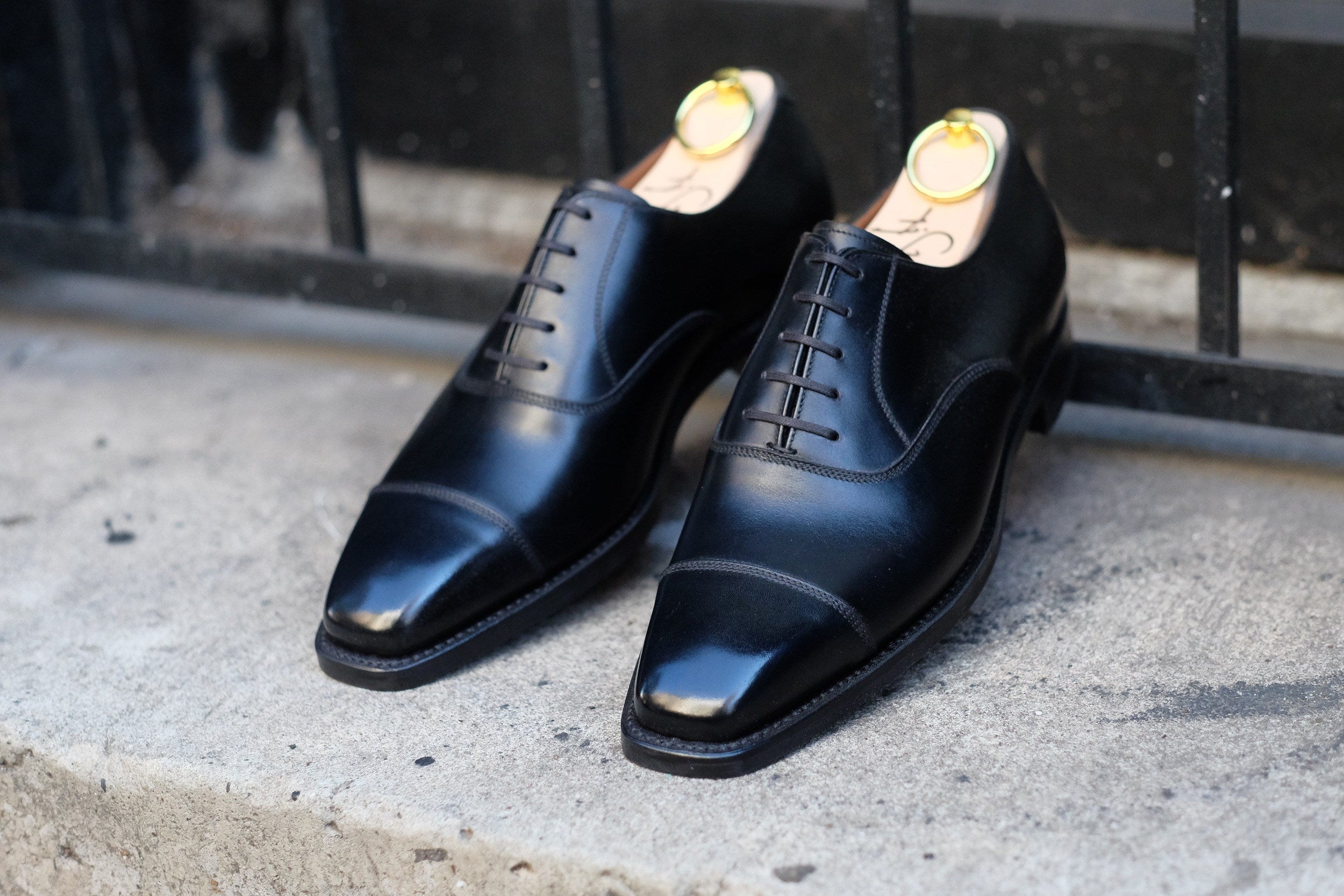 Puget - Black Calf-Captoe Cap Toe Oxfords-J.FitzPatrick Footwear