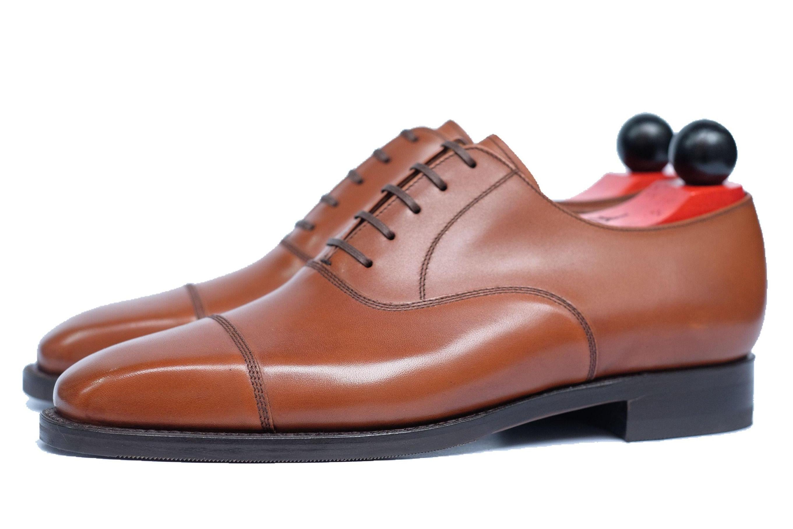 Puget - Caramel Calf-Captoe Cap Toe Oxfords-J.FitzPatrick Footwear