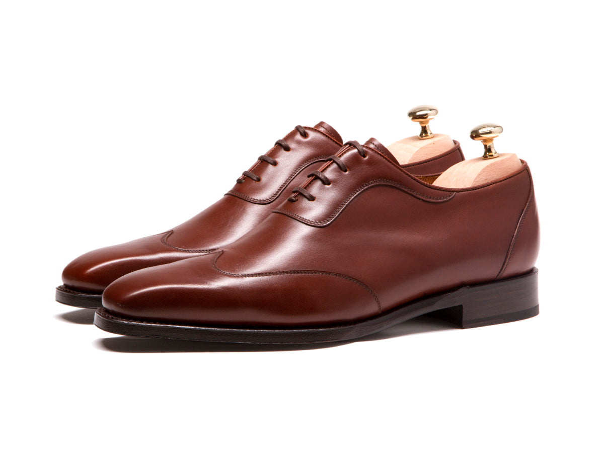 Rainier - MTO - Cacao Calf - MGF Last - Single Leather Sole-Made To Order Austerity Brogue Adelaide Oxfords-J.FitzPatrick Footwear