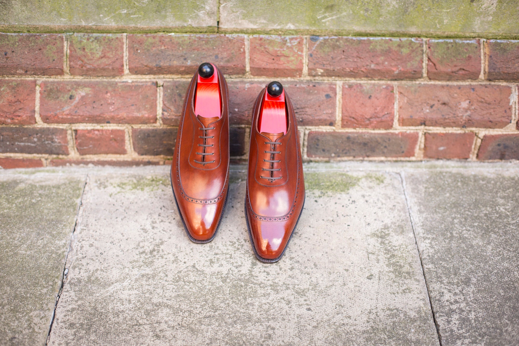 Sebastien - MTO - Auburn Calf - LPB Last - Single Leather Sole-Made To Order U Wing Longwing Brogue Adelaide Oxfords-J.FitzPatrick Footwear