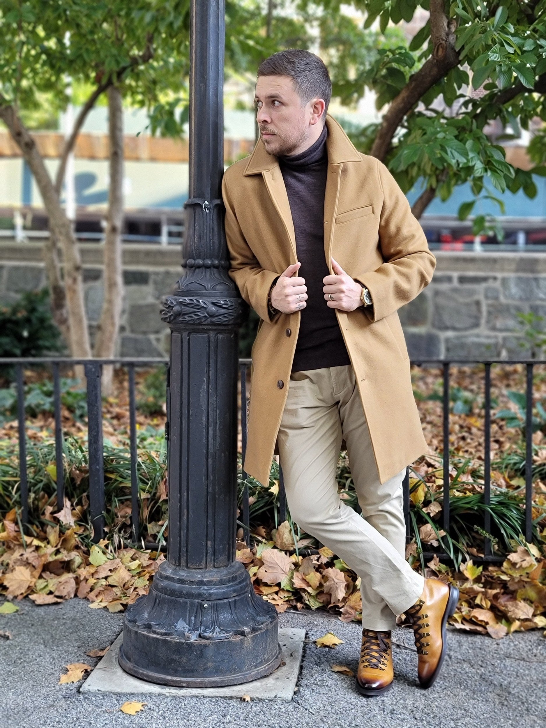 Snoqualmie - MTO - Shaded Tan Calf - TMG Last - Double City Rubber Sole-Made To Order Alpine Hiker Boots-J.FitzPatrick Footwear