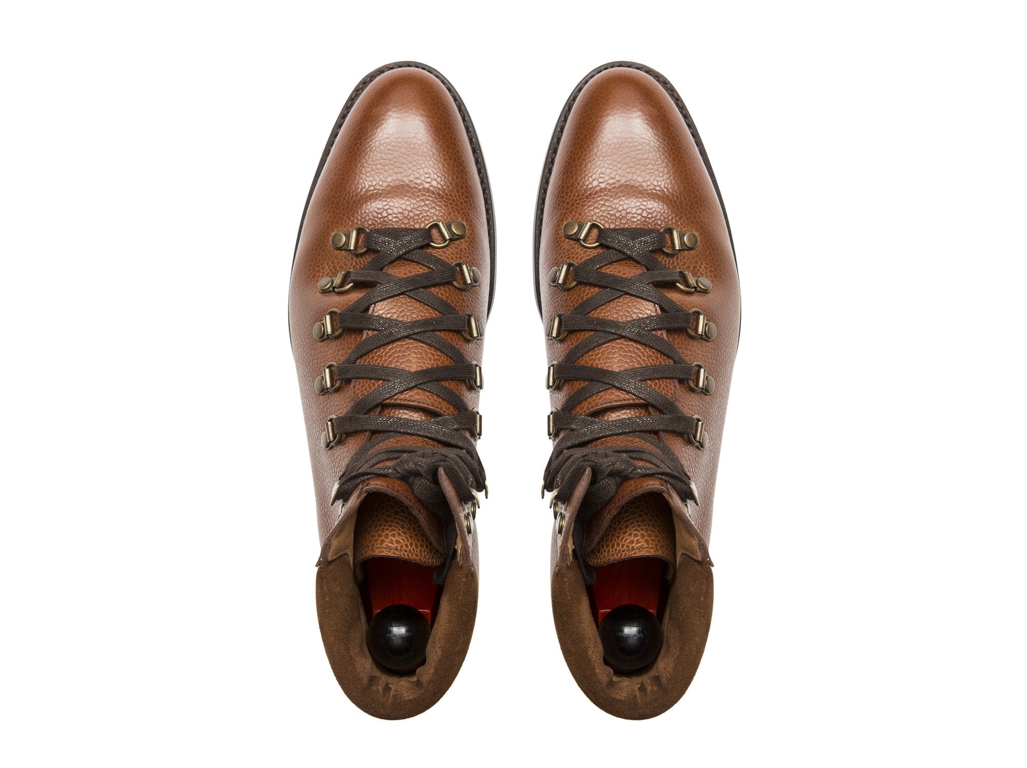 Snoqualmie - MTO - Tan Soft Grain - TMG Last - Double City Rubber Sole-Made To Order Alpine Hiker Boots-J.FitzPatrick Footwear