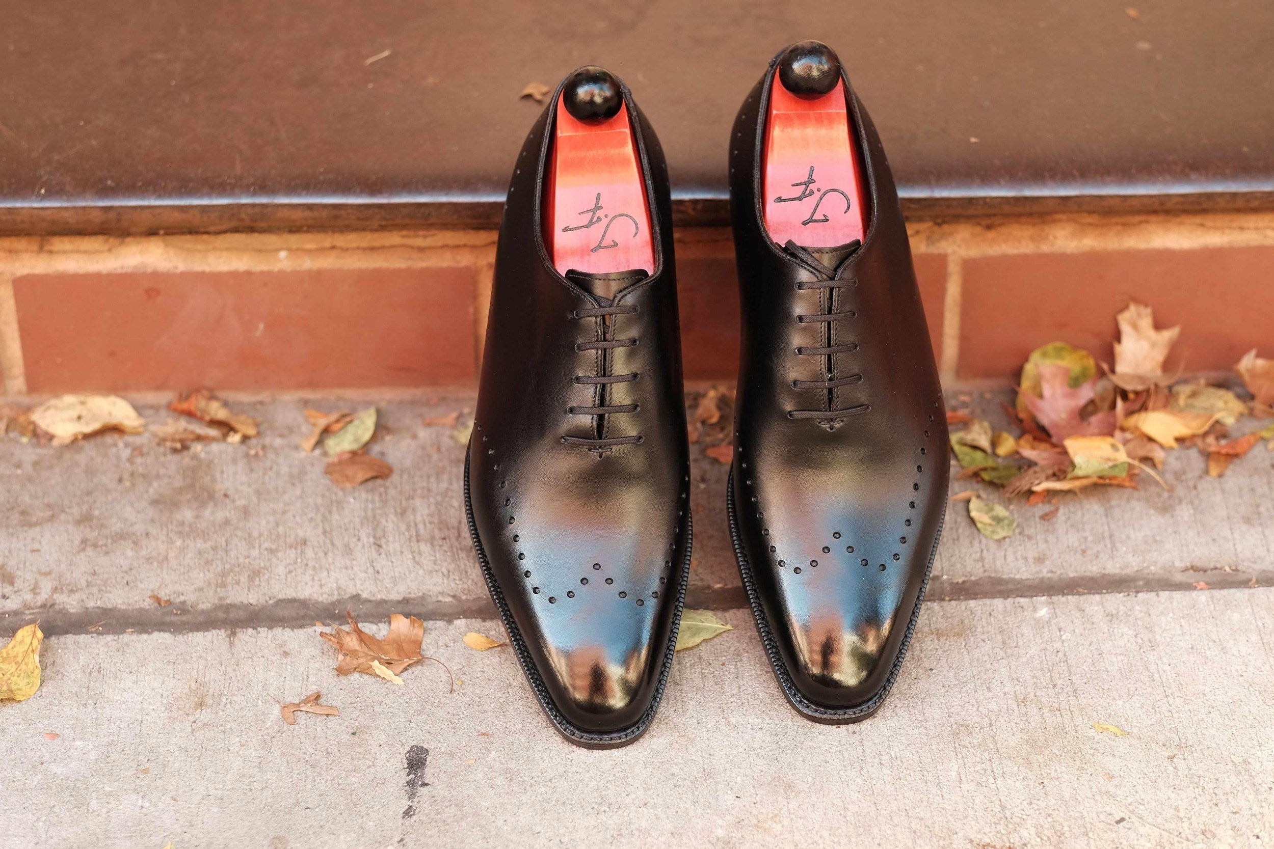 Tony II - Black Calf-Wholecut Oxfords-J.FitzPatrick Footwear