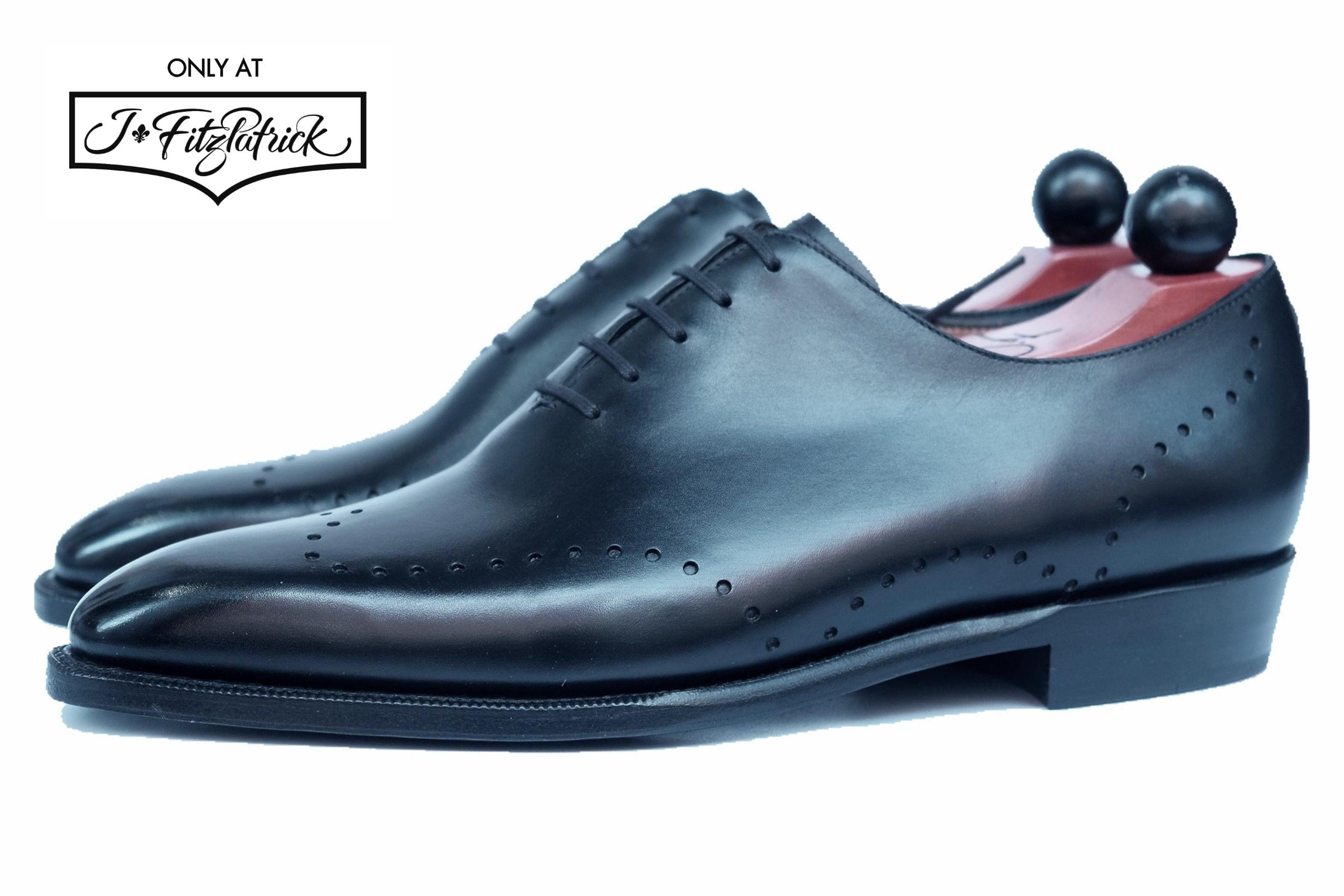Tony II - Black Calf-Wholecut Oxfords-J.FitzPatrick Footwear