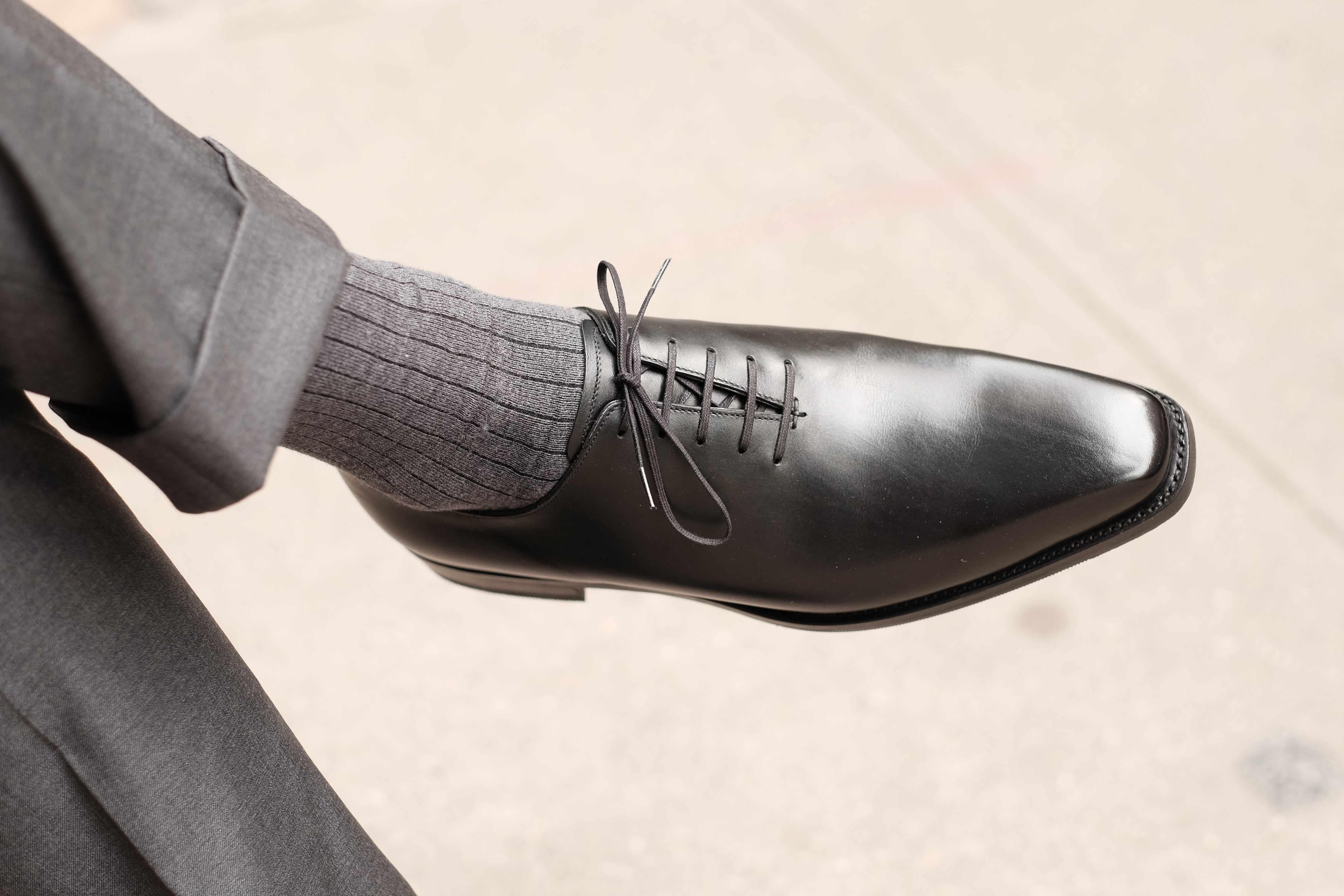 Union - Black Calf-Wholecut Oxfords-J.FitzPatrick Footwear