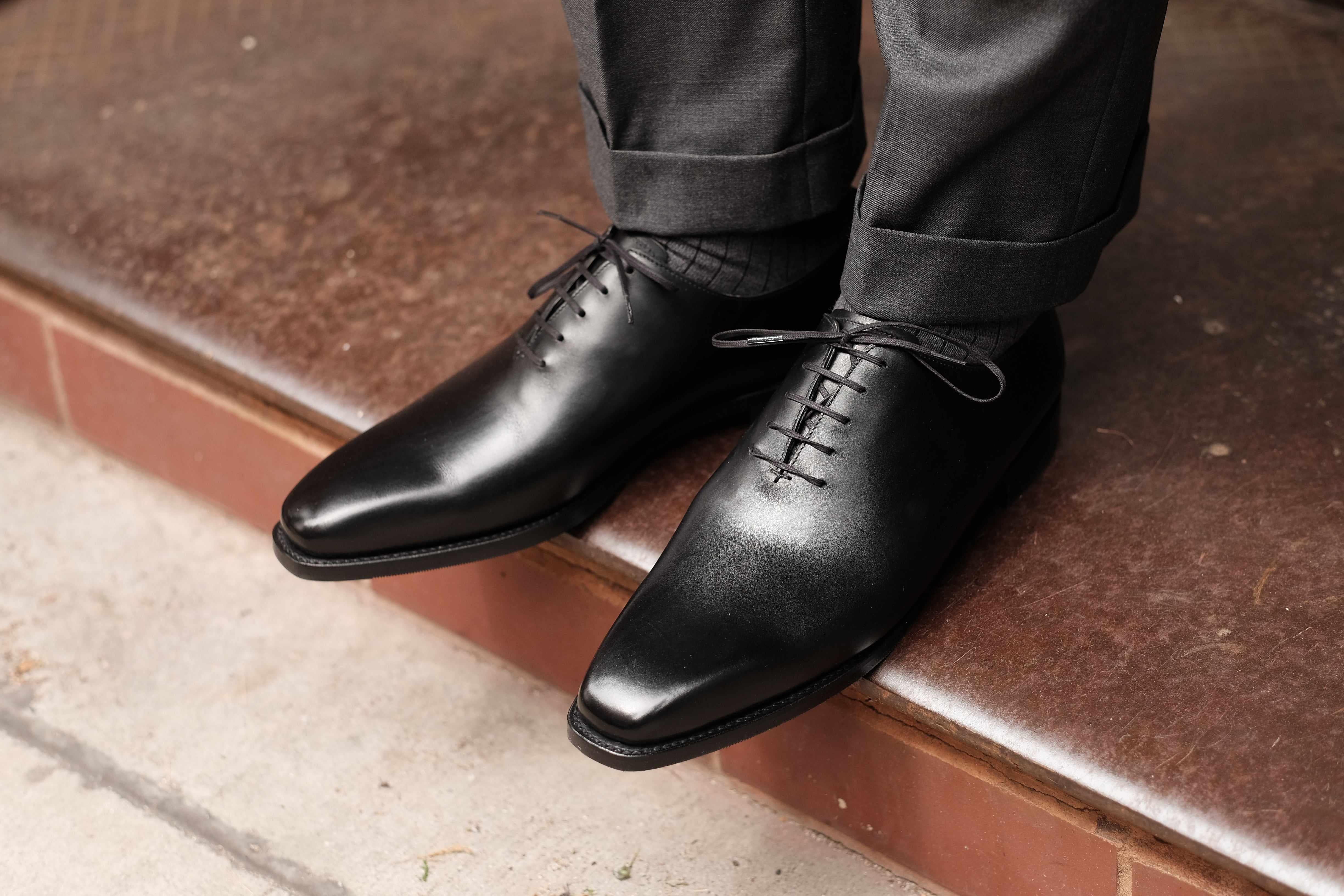 Union - Black Calf-Wholecut Oxfords-J.FitzPatrick Footwear