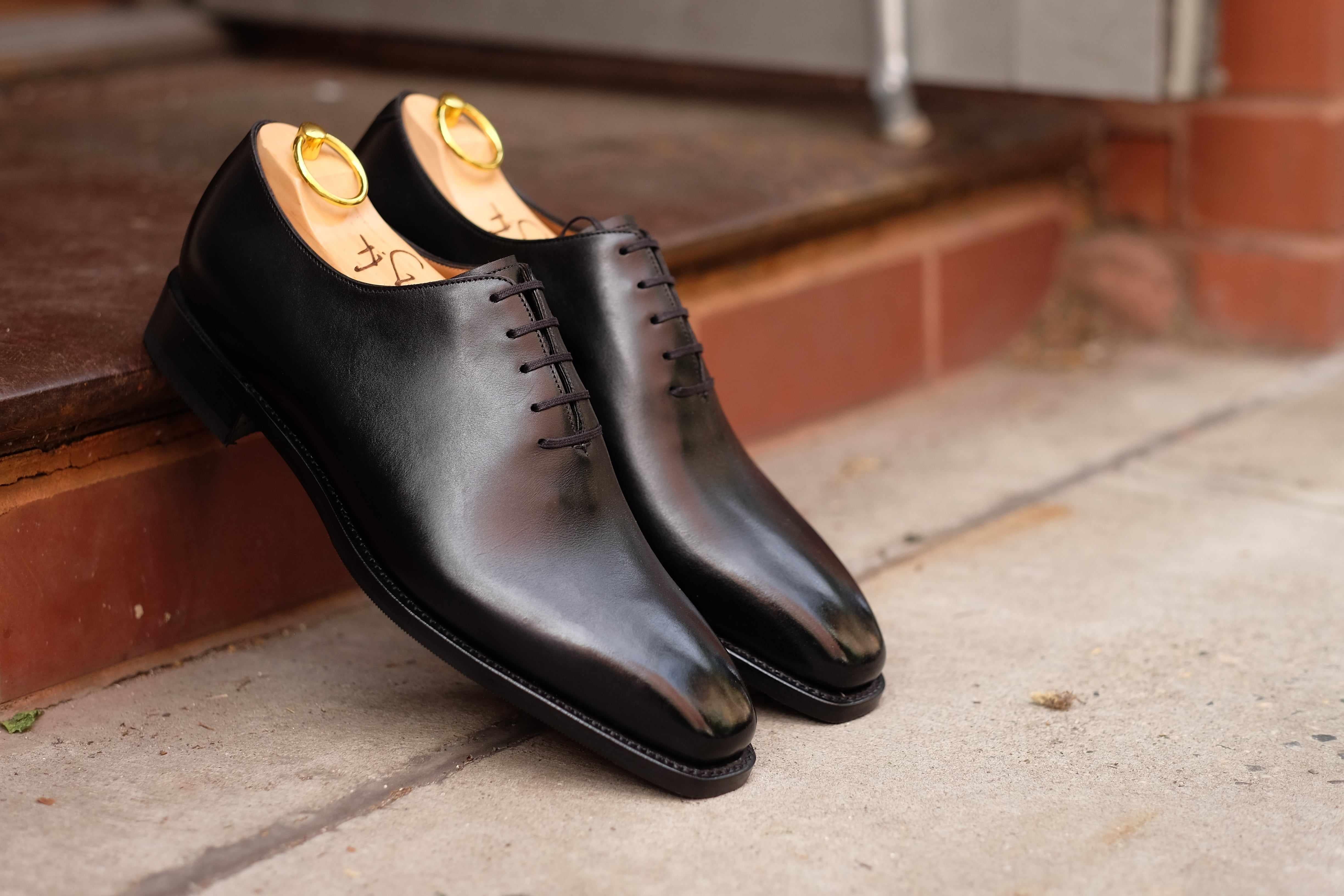 Union - Black Calf-Wholecut Oxfords-J.FitzPatrick Footwear