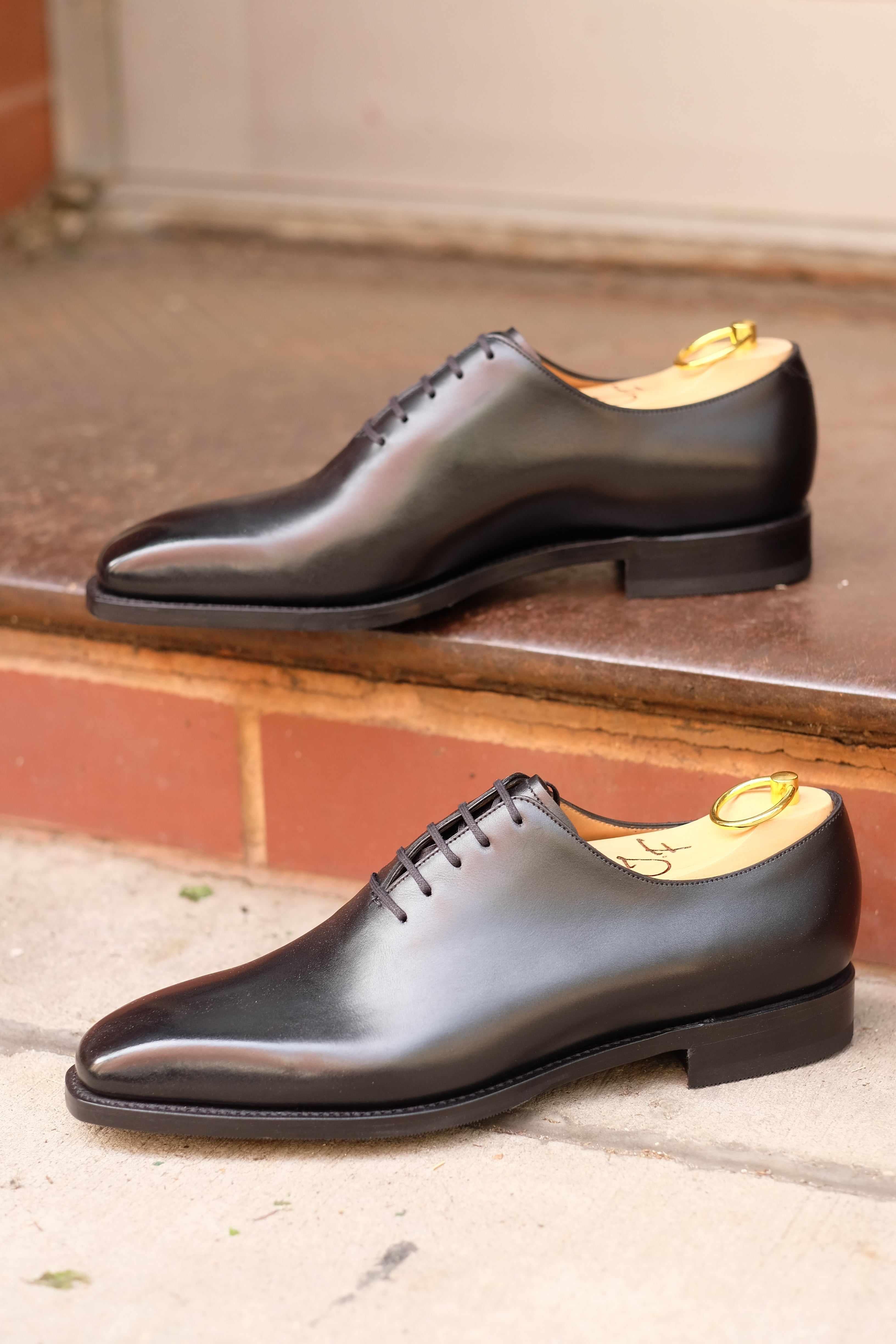 Union - Black Calf-Wholecut Oxfords-J.FitzPatrick Footwear