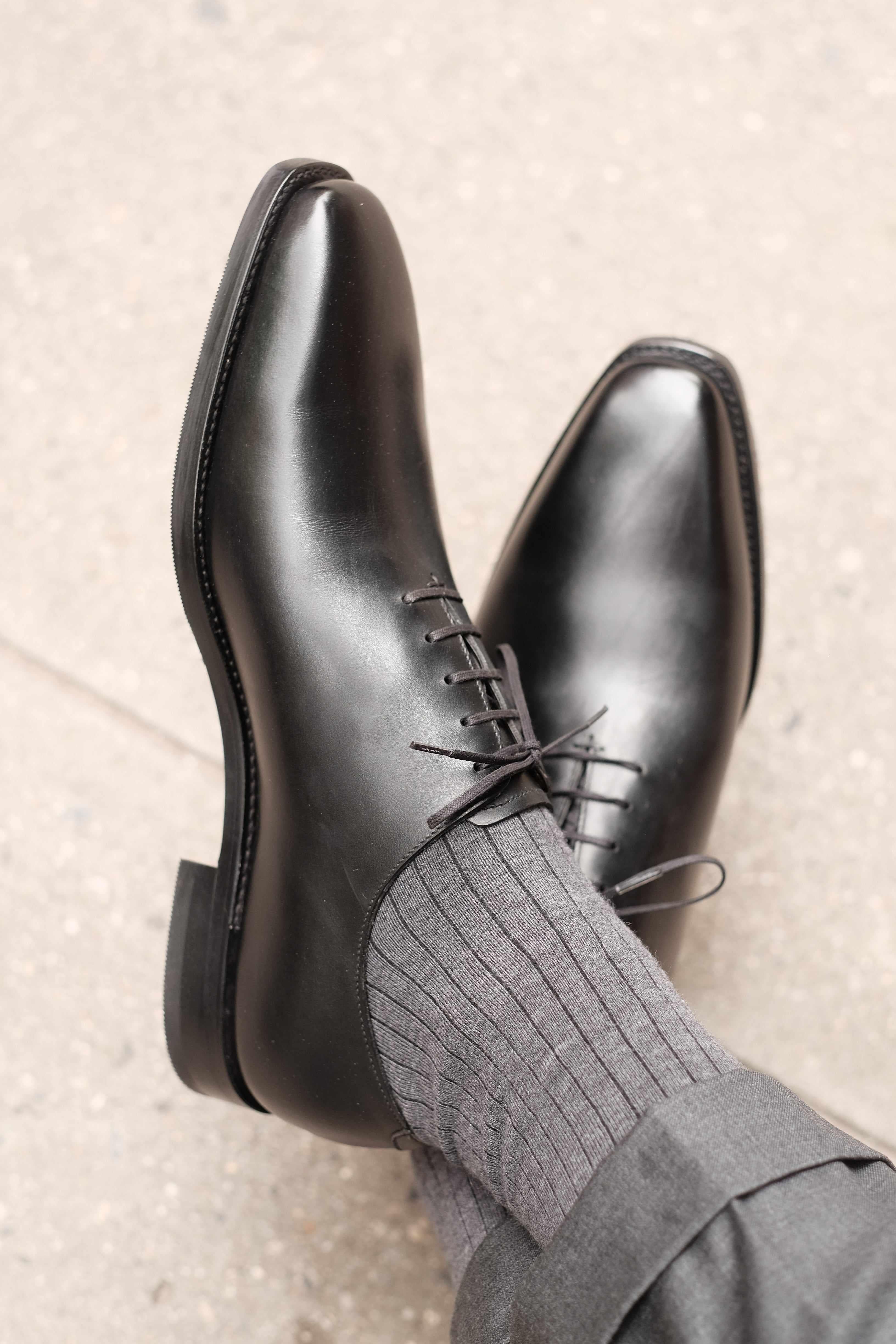 Union - Black Calf-Wholecut Oxfords-J.FitzPatrick Footwear