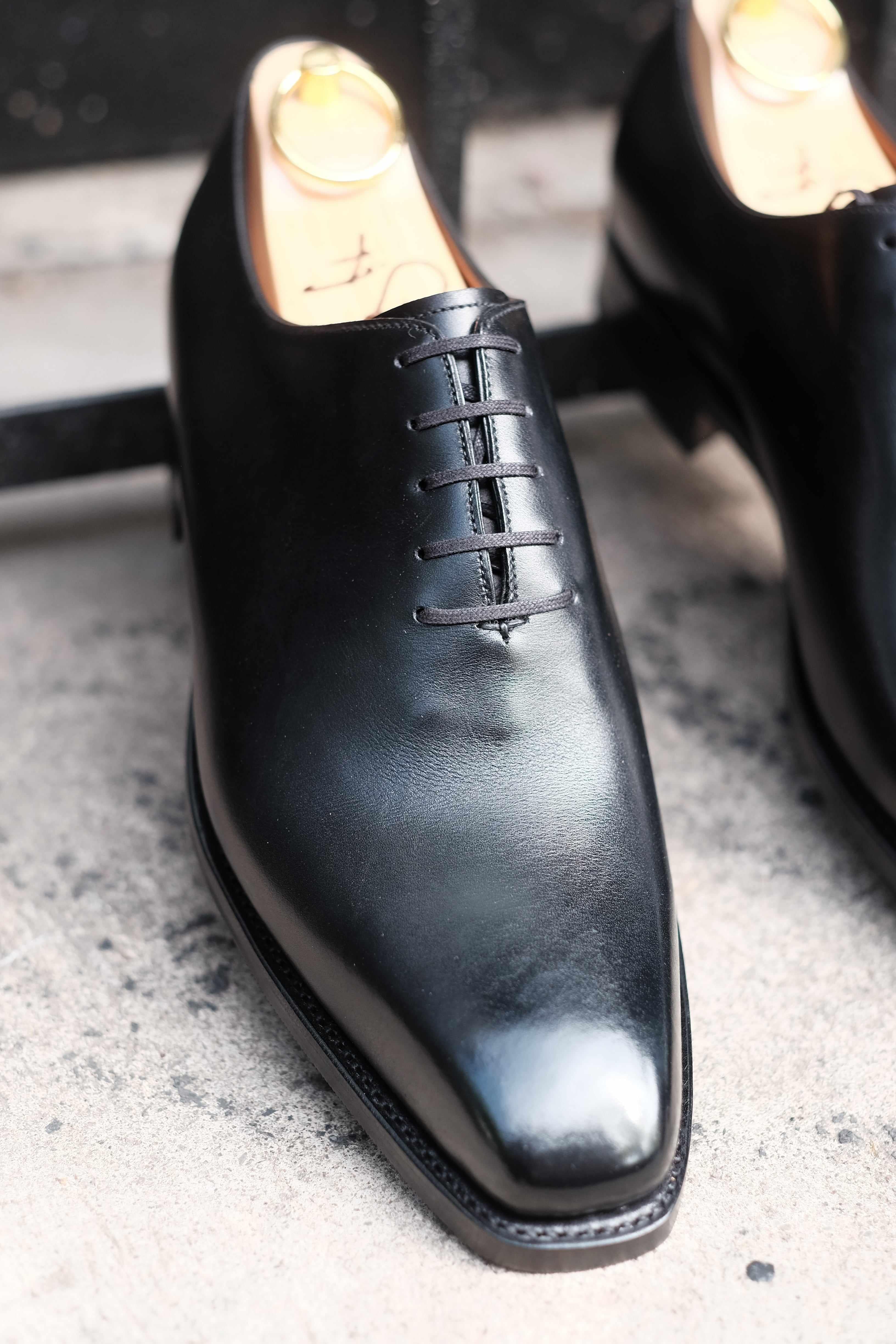 Union - Black Calf-Wholecut Oxfords-J.FitzPatrick Footwear