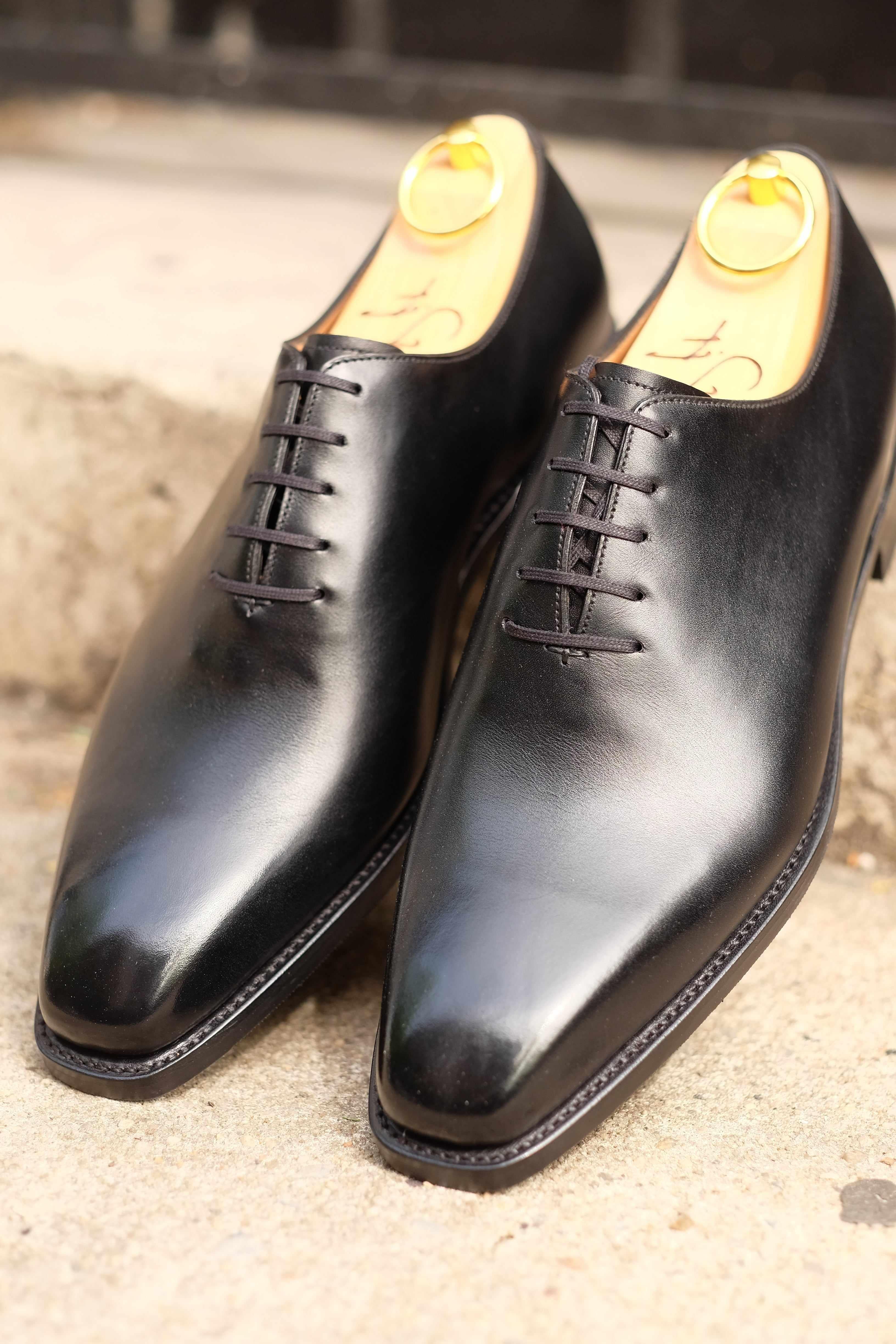Union - Black Calf-Wholecut Oxfords-J.FitzPatrick Footwear