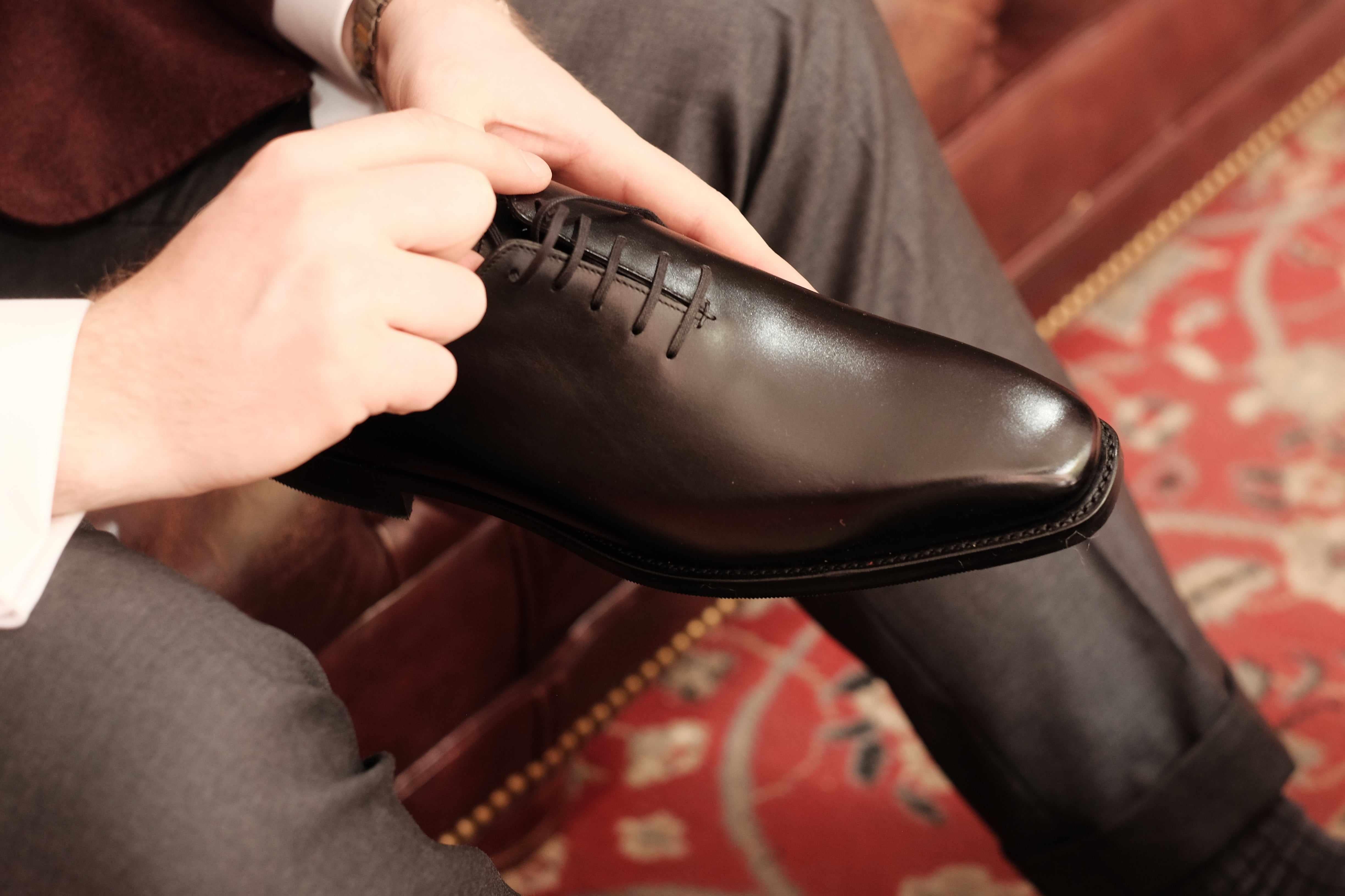 Union - Black Calf-Wholecut Oxfords-J.FitzPatrick Footwear