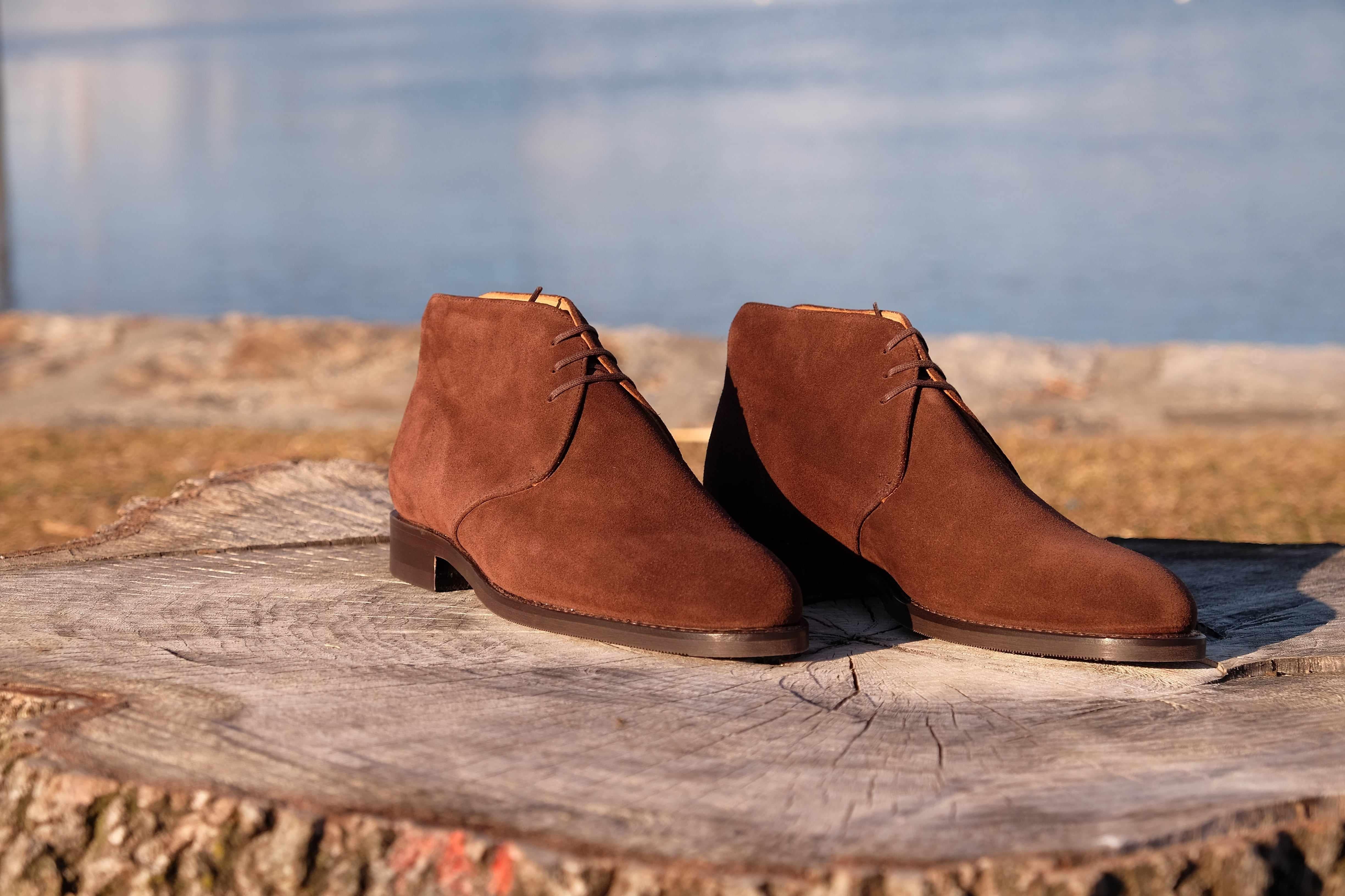 Whatcom - Mocha Suede-Chukka Boots-J.FitzPatrick Footwear