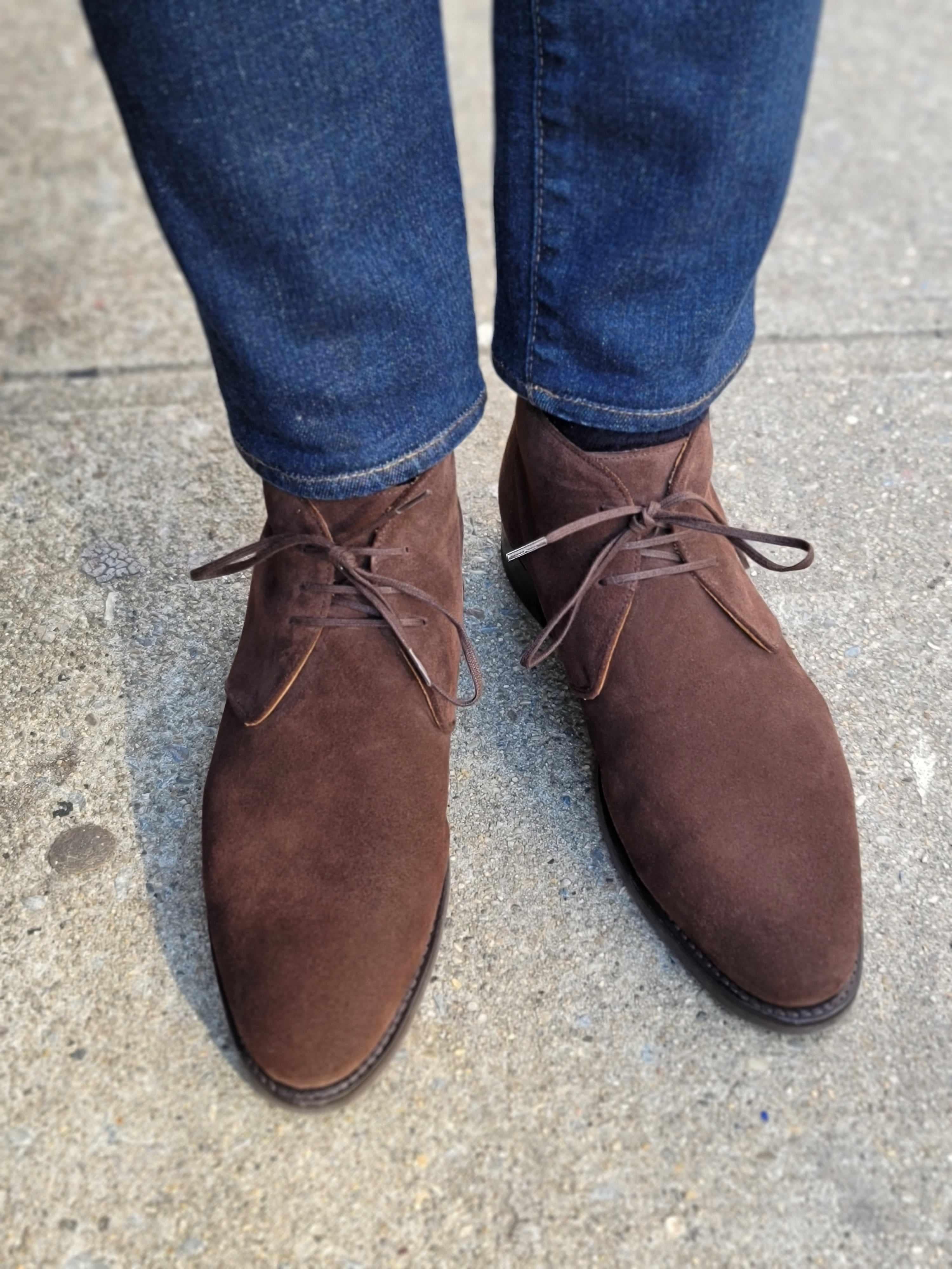 Whatcom - Mocha Suede-Chukka Boots-J.FitzPatrick Footwear