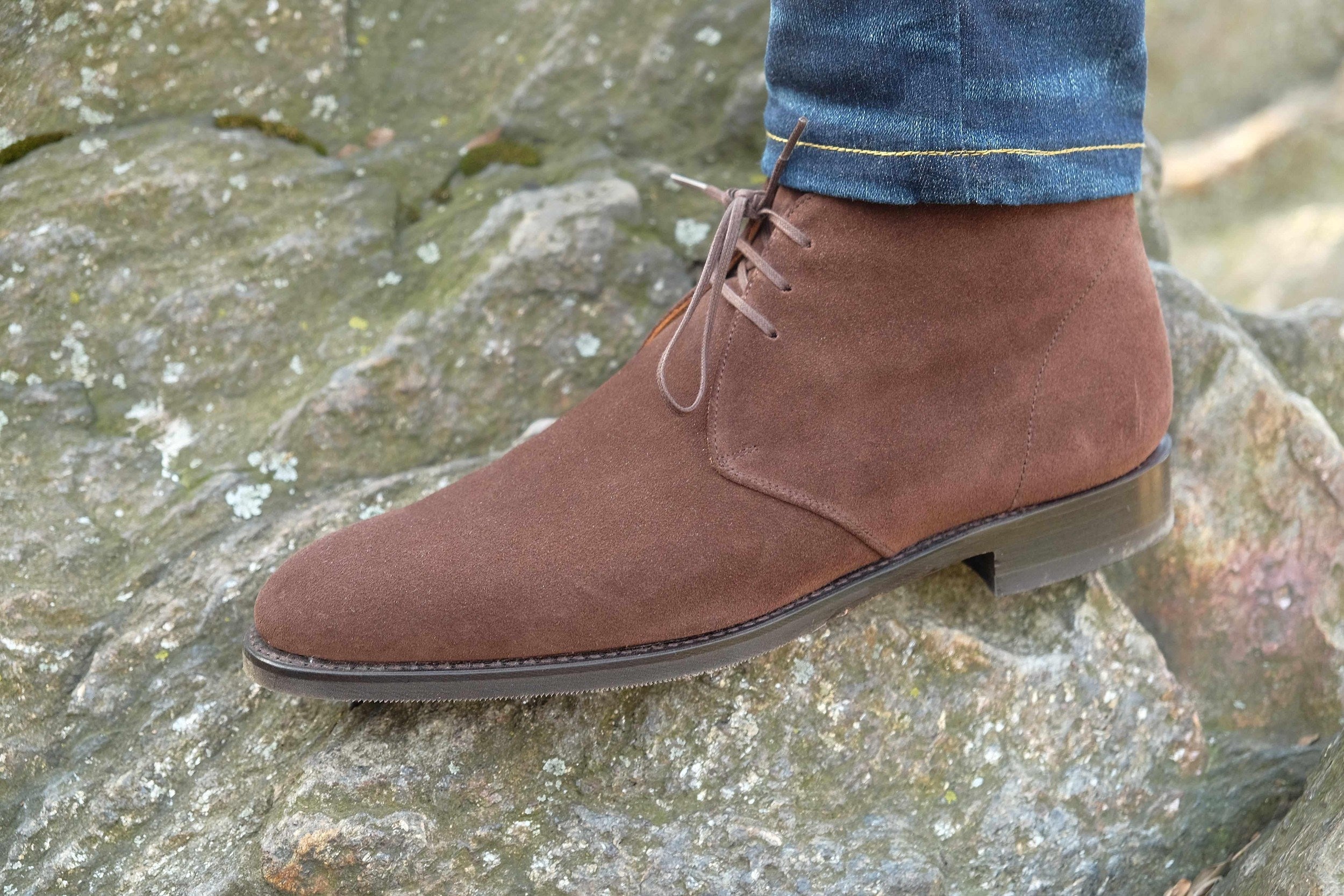 Whatcom - Mocha Suede-Chukka Boots-J.FitzPatrick Footwear