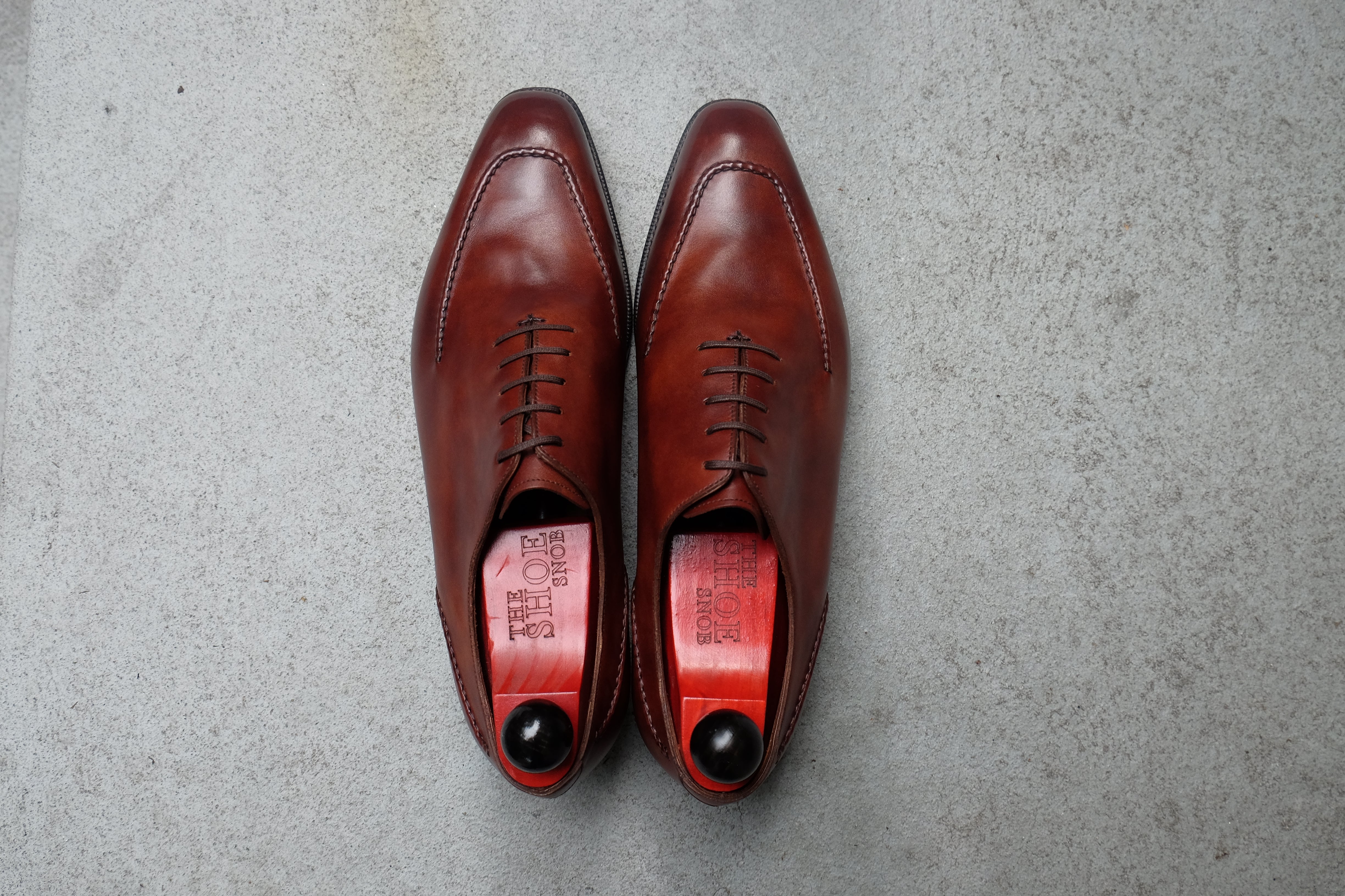 Whittier - MTO - Gold Museum Calf - LPB Last - Single Leather Sole-Made To Order Wholecut Hand Stitched Oxfords-J.FitzPatrick Footwear