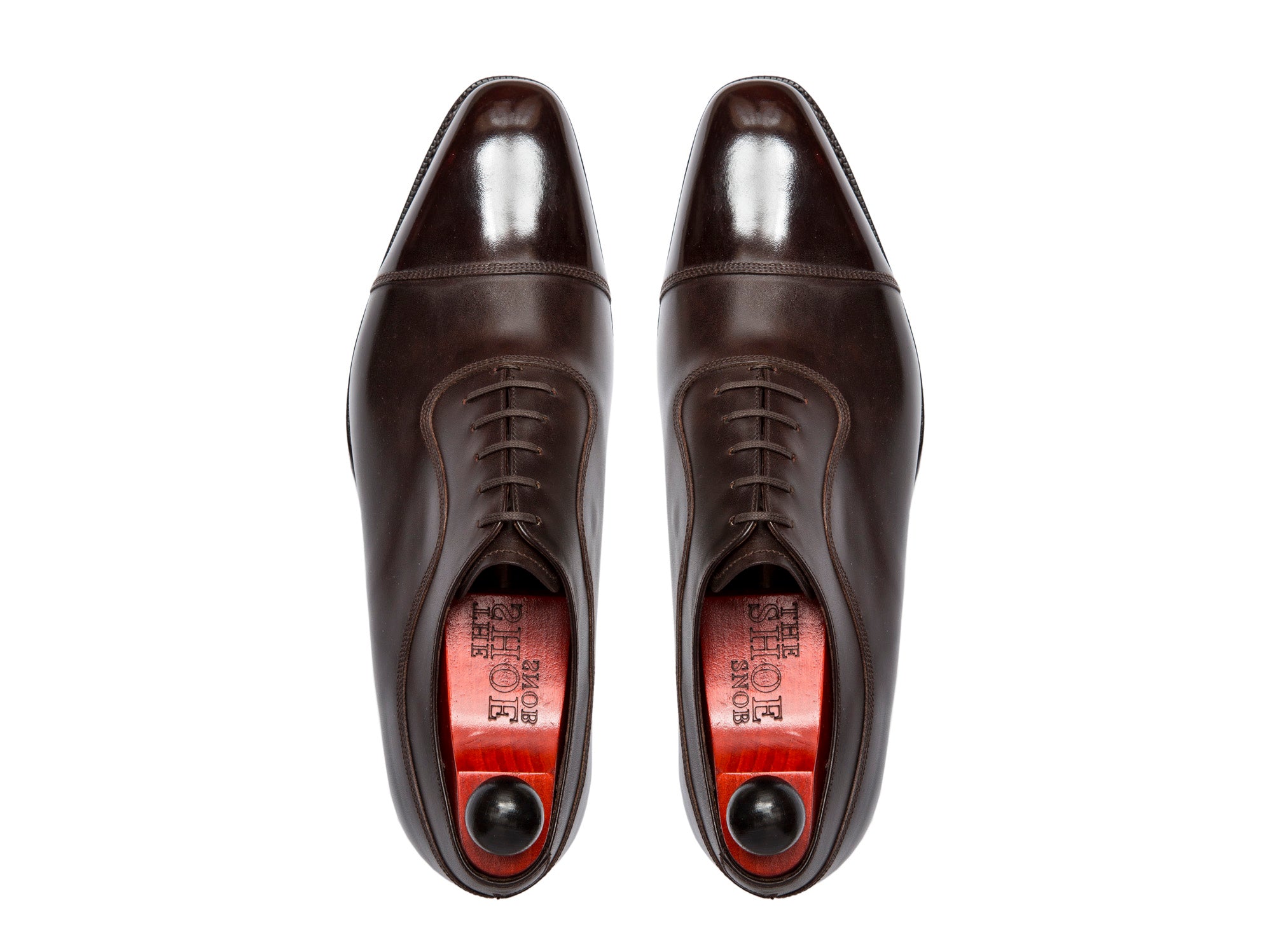 Woodway - MTO - Dark Brown Museum Calf - LPB Last - Single Leather Sole-Made To Order Captoe Plain Cap Toe Adelaide Oxfords-J.FitzPatrick Footwear
