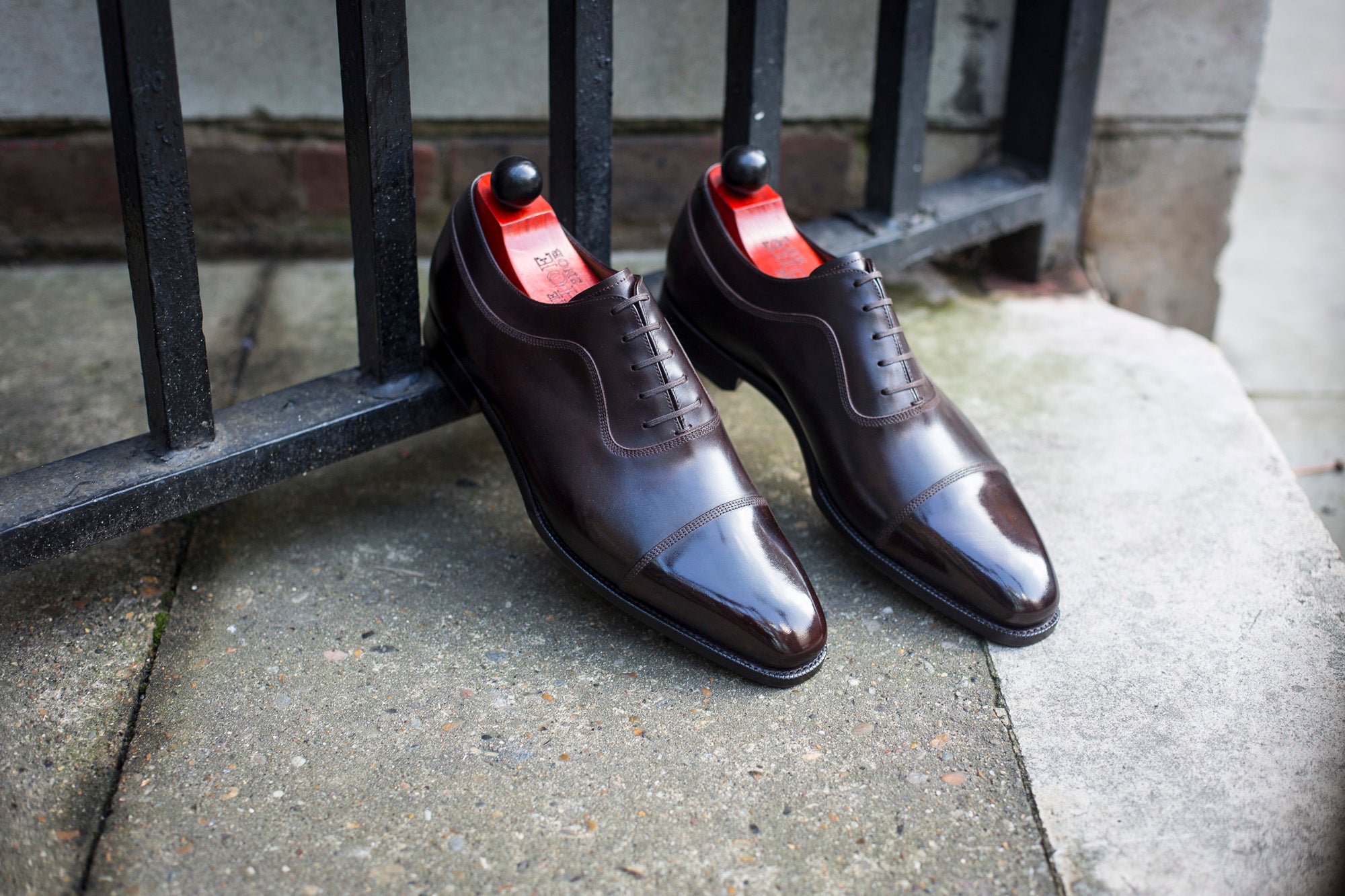 Woodway - MTO - Dark Brown Museum Calf - LPB Last - Single Leather Sole-Made To Order Captoe Plain Cap Toe Adelaide Oxfords-J.FitzPatrick Footwear